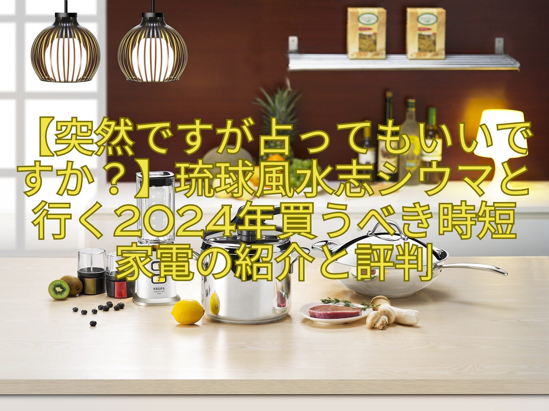 【突然ですが占ってもいいですか？】琉球風水志シウマと行く2024年買うべき時短家電の紹介と評判