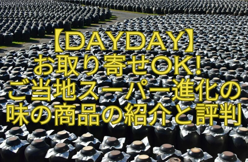 【DayDay】-お取り寄せOK！-ご当地スーパー進化の味の商品の紹介と評判