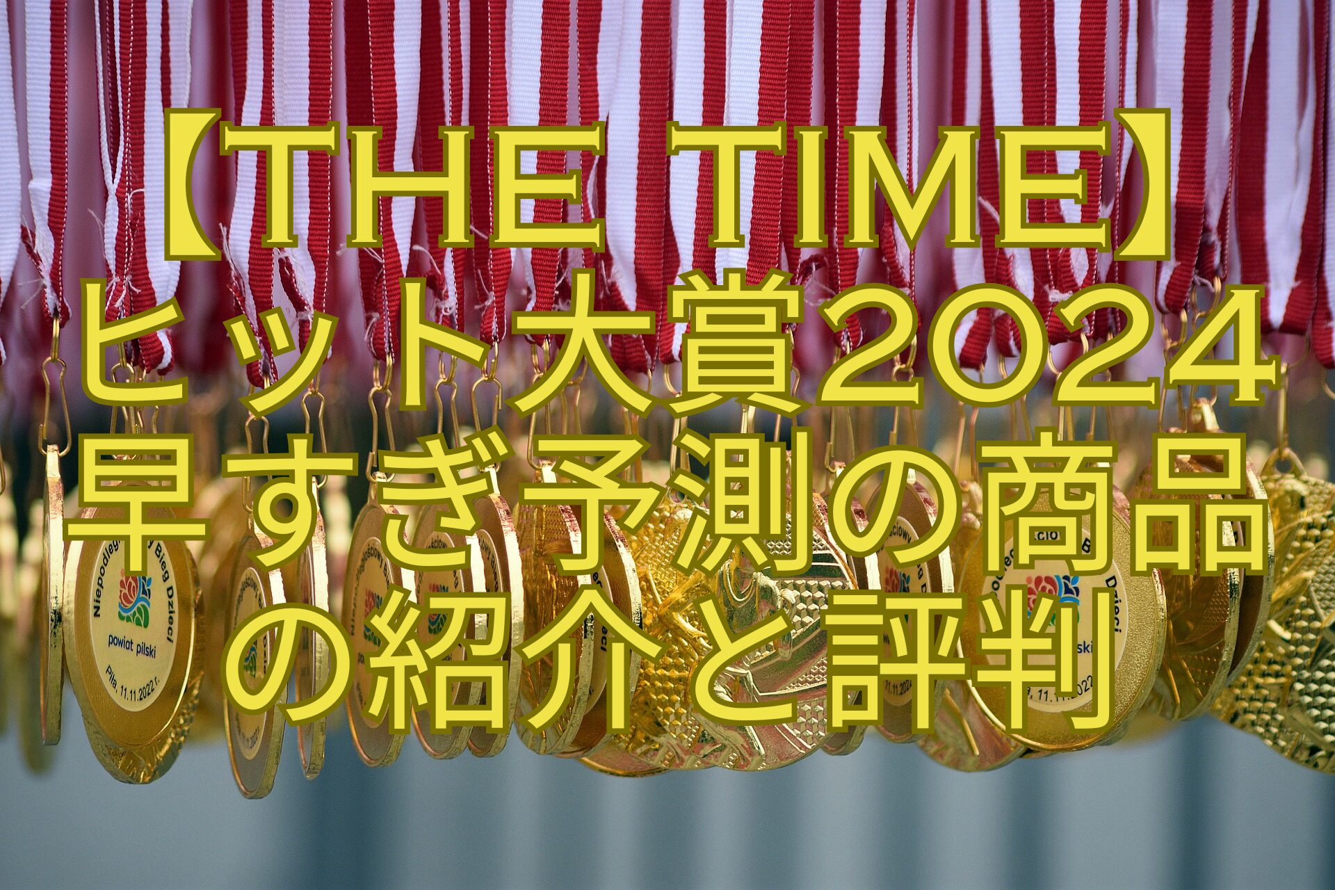 【THE-TIME】ヒット大賞2024早すぎ予測の商品の紹介と評判