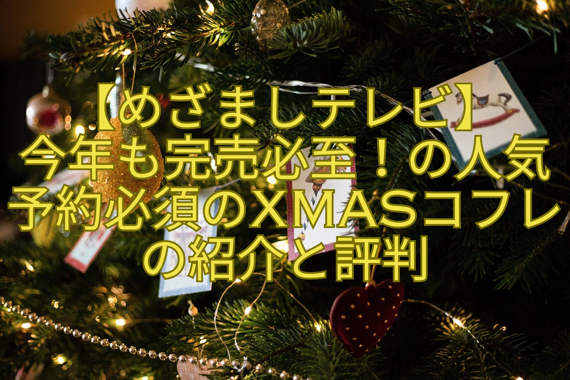 【めざましテレビ】今年も完売必至！の人気予約必須のXmasコフレの紹介と評判