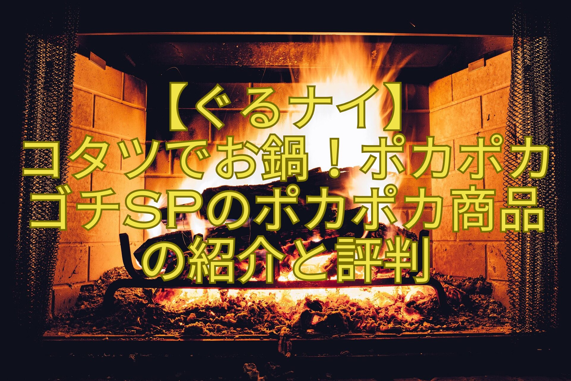 【ぐるナイ】-コタツでお鍋！ポカポカゴチSPのポカポカ商品-の紹介と評判