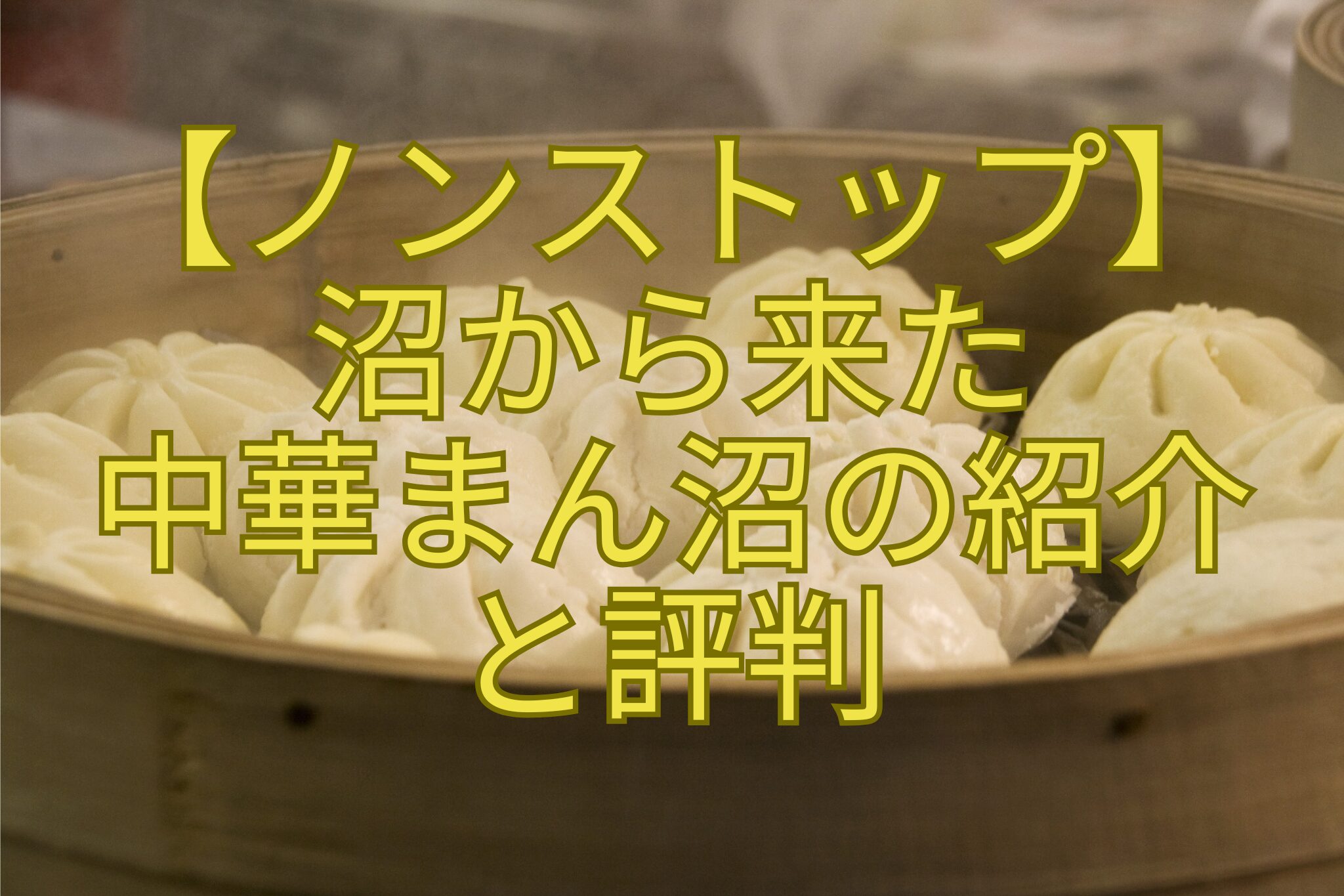 【ノンストップ】-沼から来た-中華まん沼の紹介-と評判