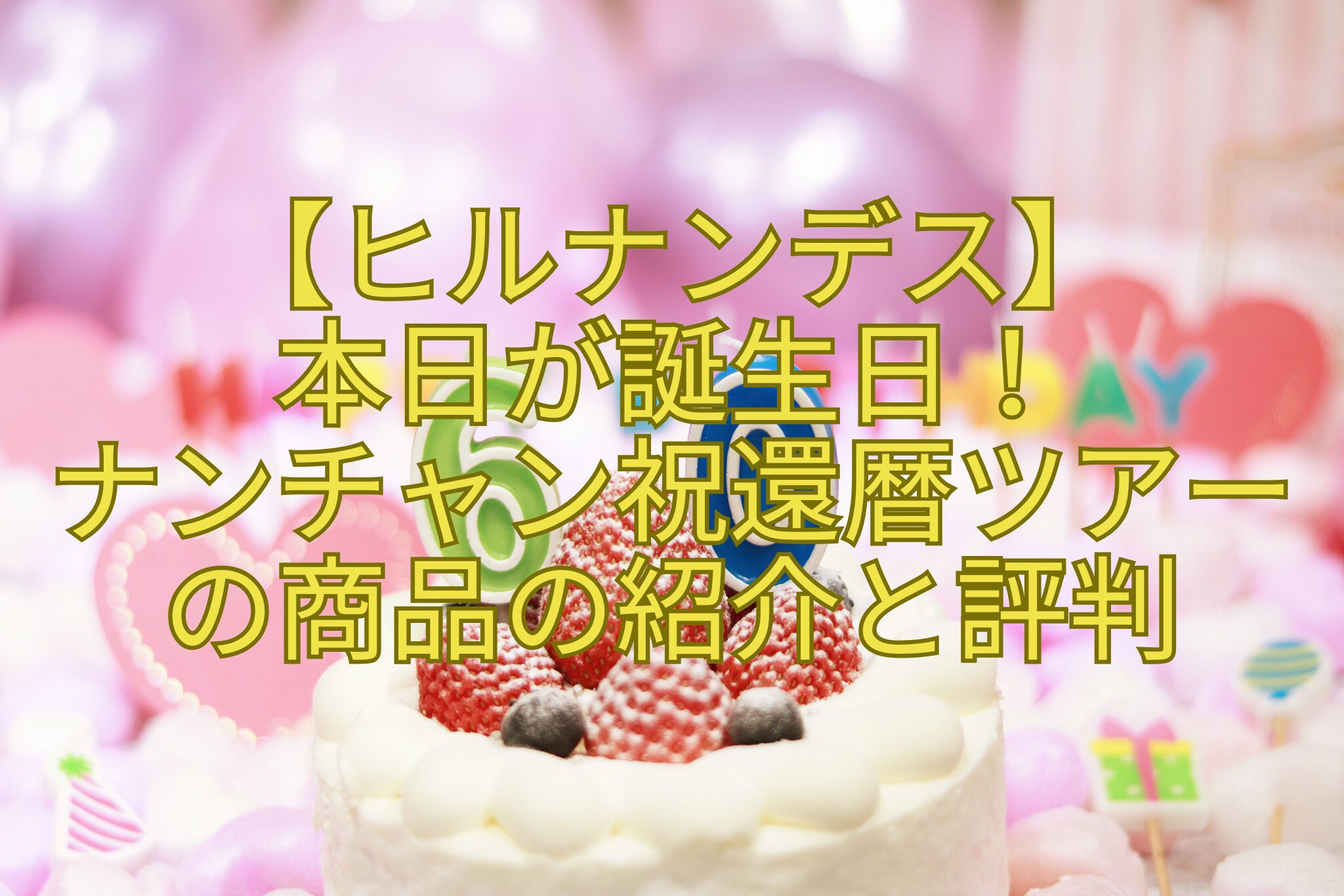 【ヒルナンデス】-本日が誕生日！-ナンチャン祝還暦ツアー-の商品の紹介と評判