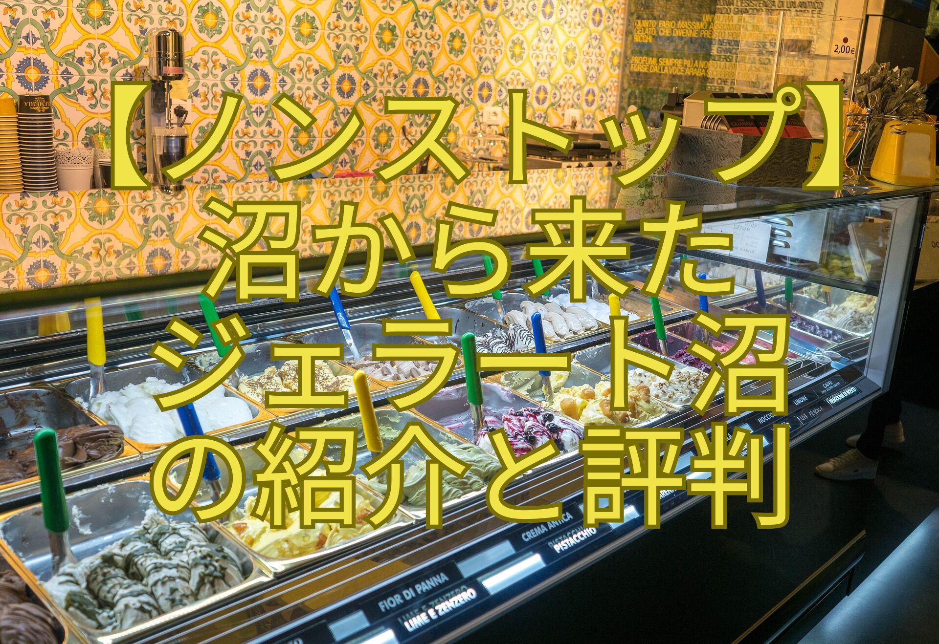 【ノンストップ】-沼から来た-ジェラート沼-の紹介と評判