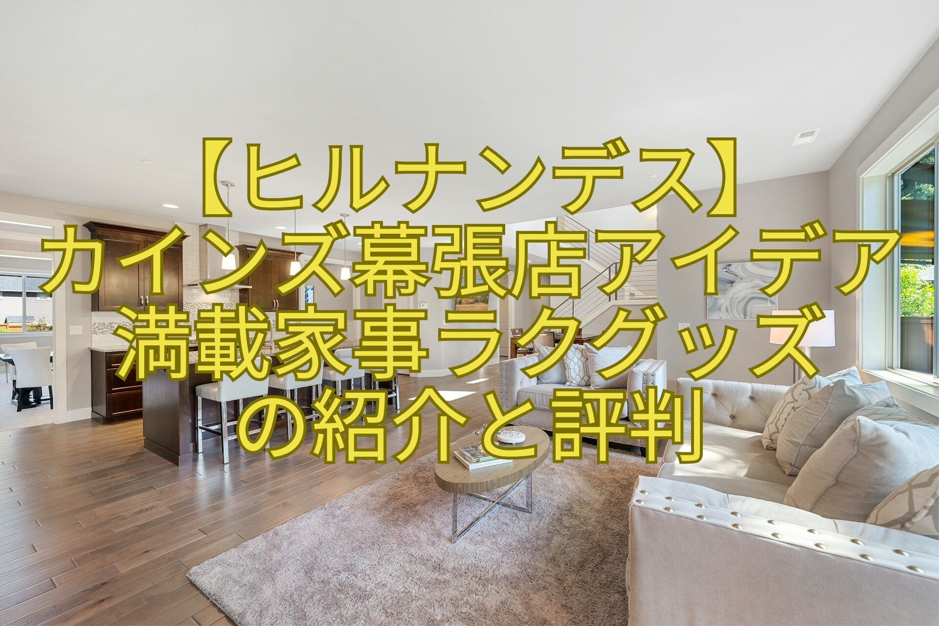 【ヒルナンデス】-カインズ幕張店アイデア-満載家事ラクグッズ-の紹介と評判