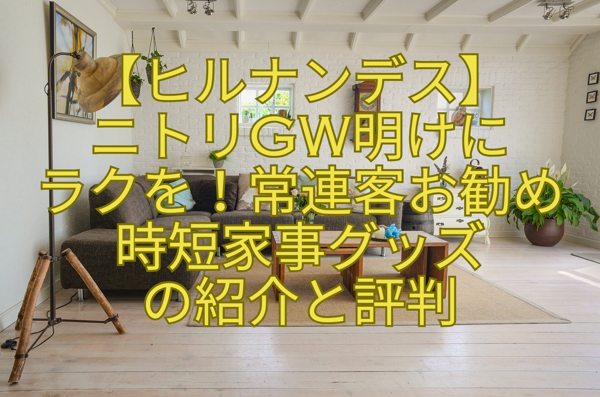 【ヒルナンデス】-ニトリGW明けに-ラクを！常連客お勧め-時短家事グッズ-の紹介と評判