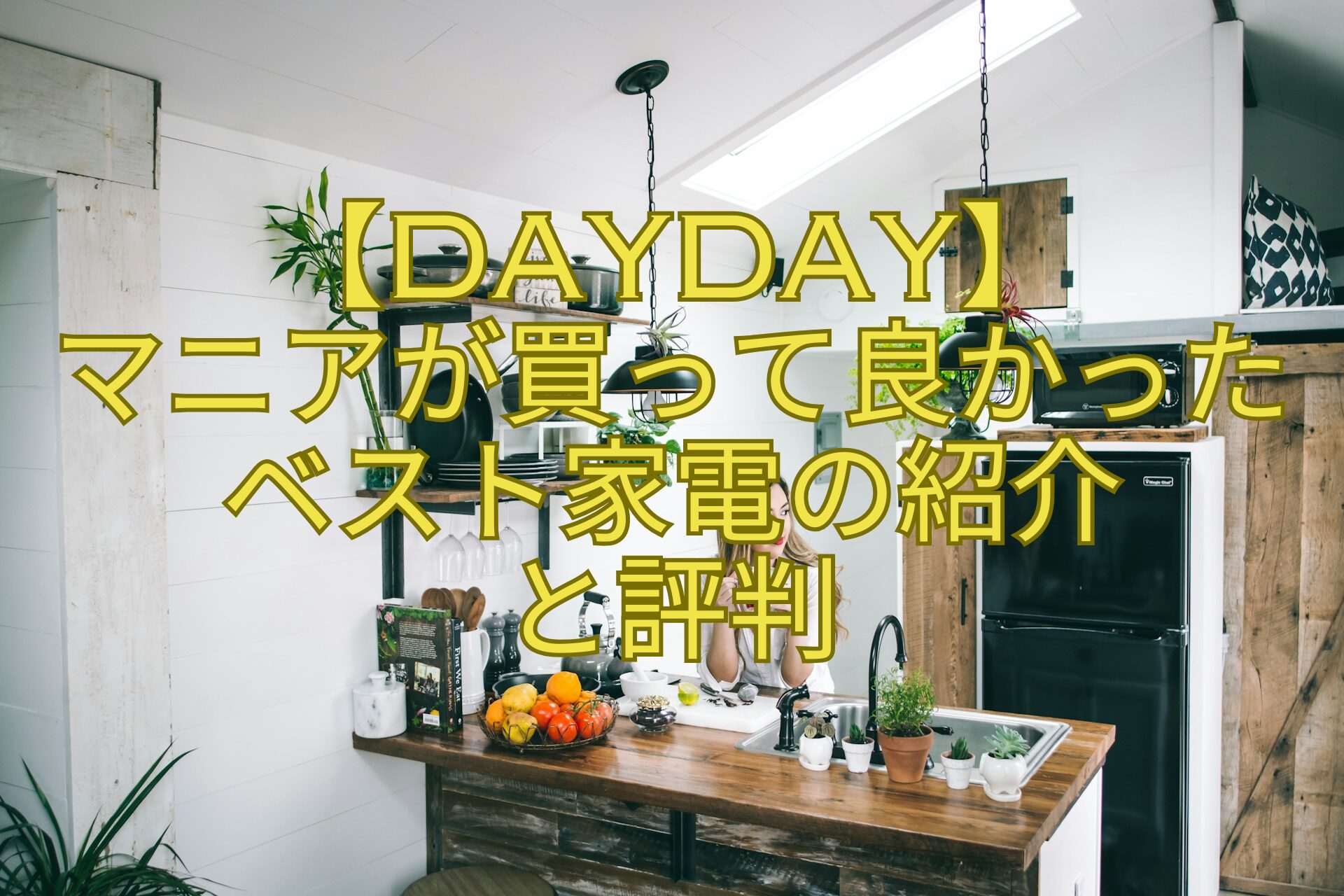 【DayDay】-マニアが買って良かったベスト家電の紹介と評判