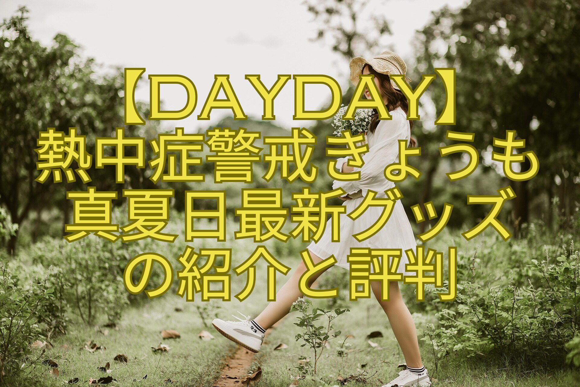 【DayDay】-熱中症警戒きょうも-真夏日最新グッズ-の紹介と評判