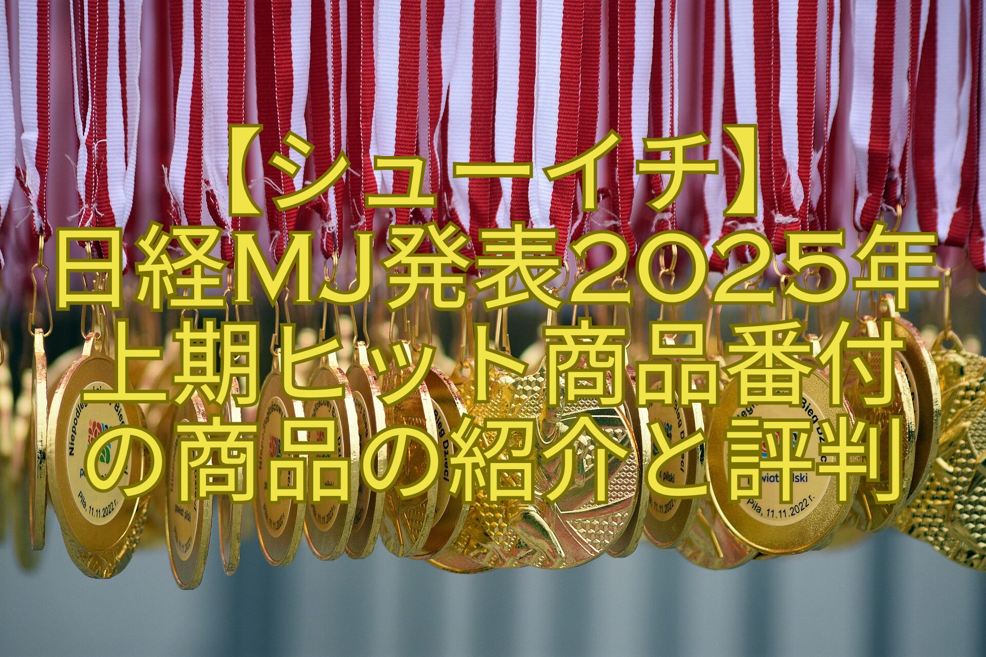 【シューイチ】-日経MJ発表2025年-上期ヒット商品番付-の商品の紹介と評判