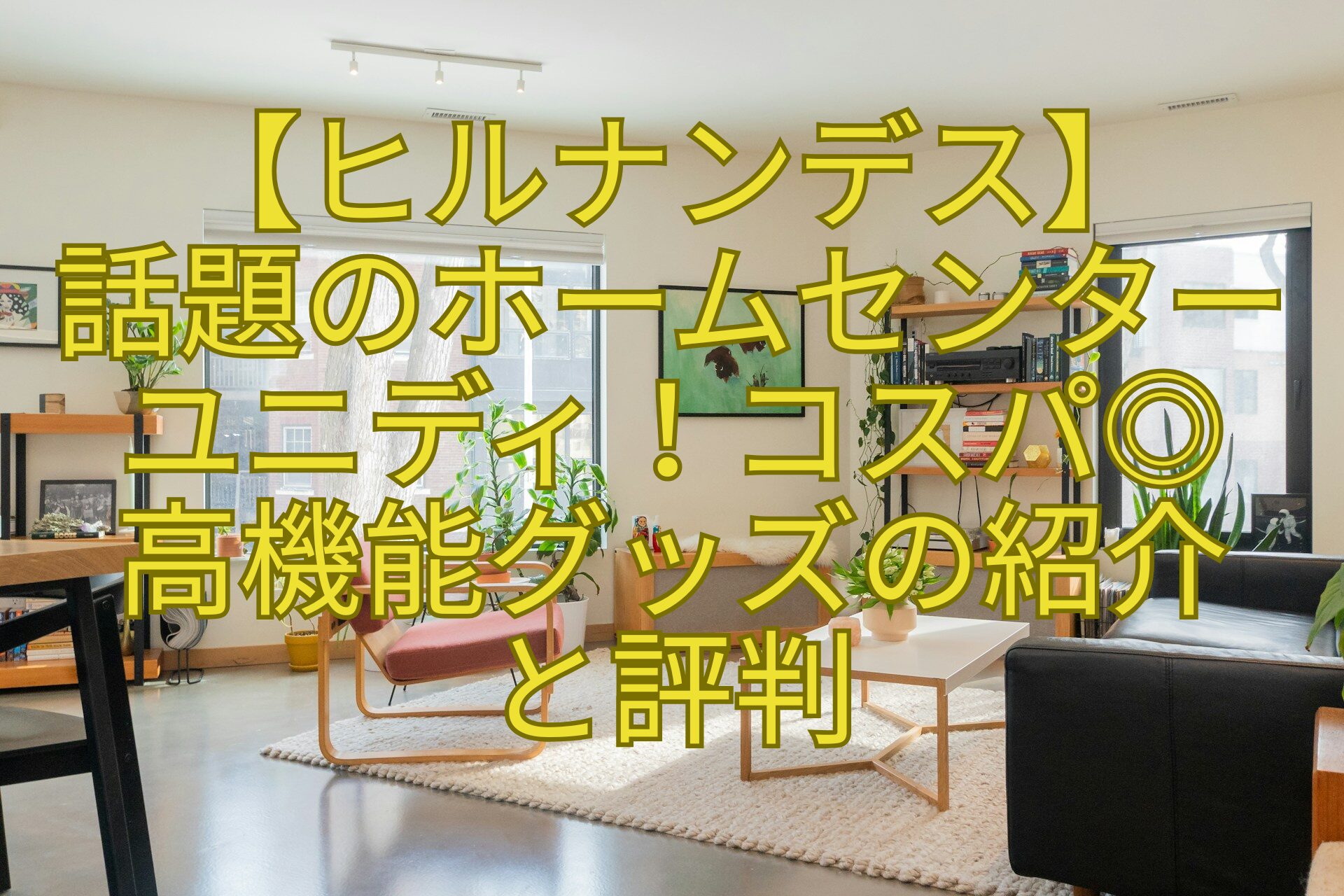 【ヒルナンデス】-話題のホームセンター-ユニディ！コスパ◎-高機能グッズの紹介-と評判