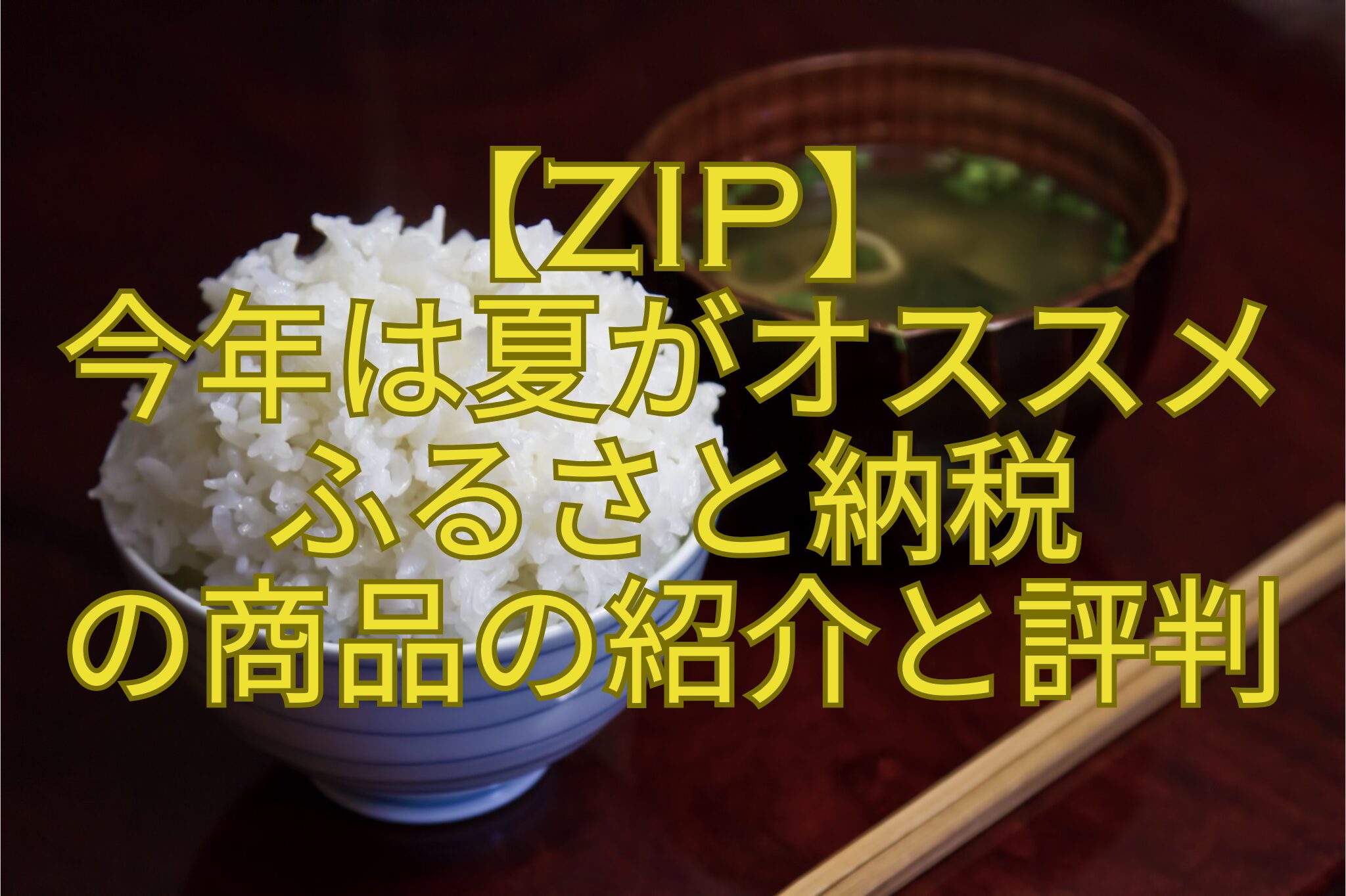 【ZIP】-今年は夏がオススメ-ふるさと納税-の商品の紹介と評判