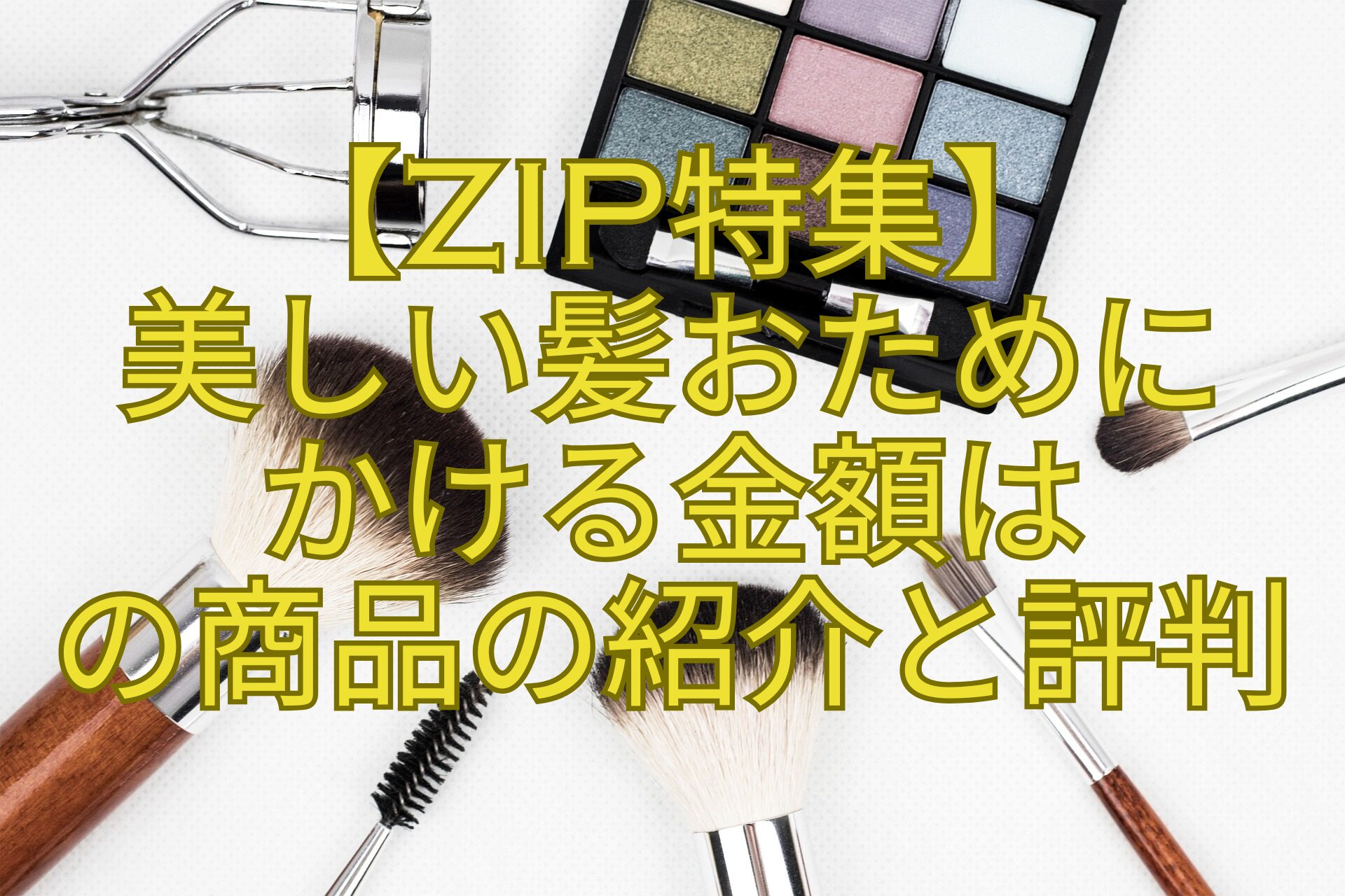 【ZIP特集】-美しい髪おために-かける金額は-の商品の紹介と評判