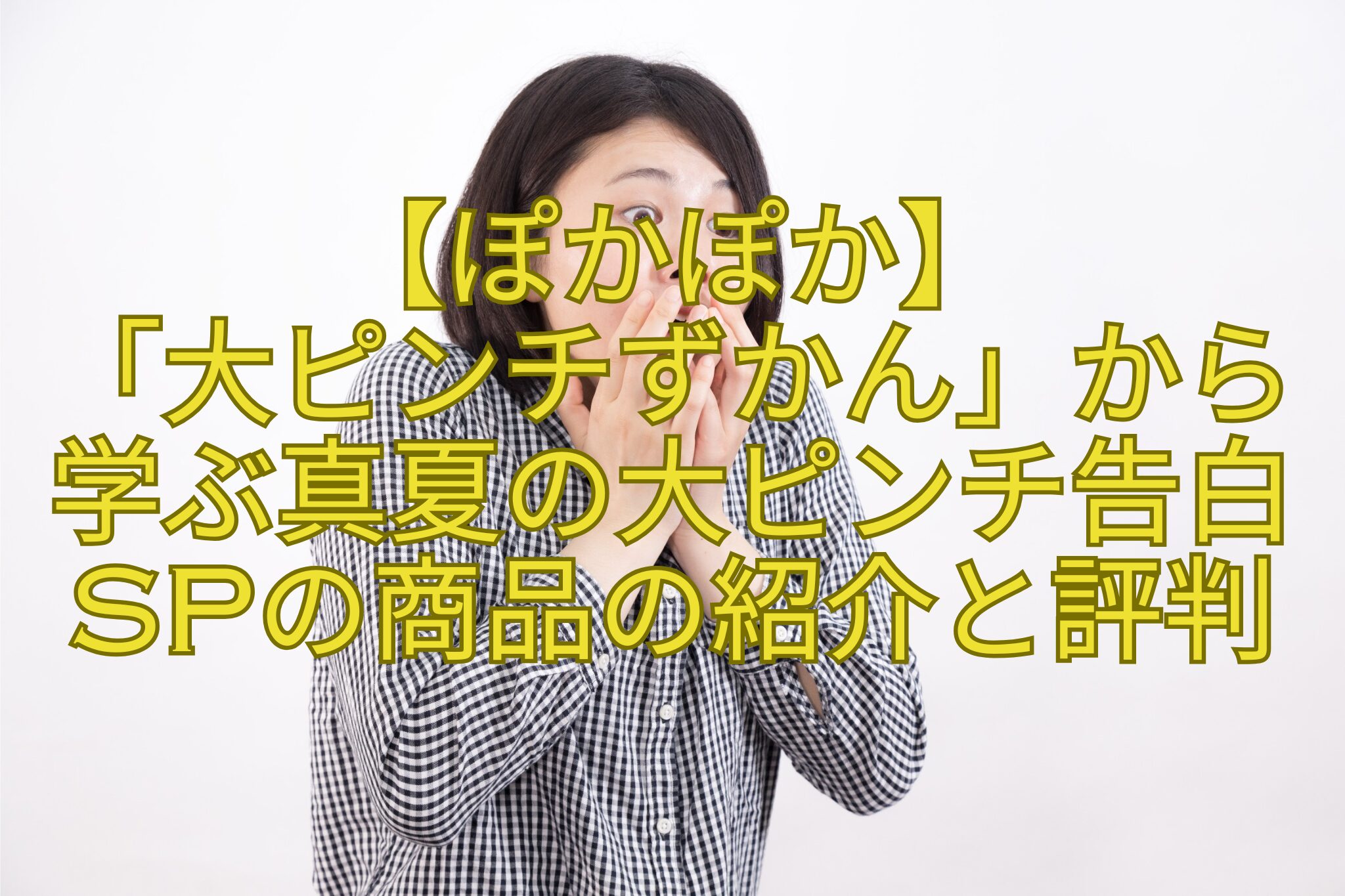 【ぽかぽか】-「大ピンチずかん」から学ぶ真夏の大ピンチ告白SPの商品の紹介と評判
