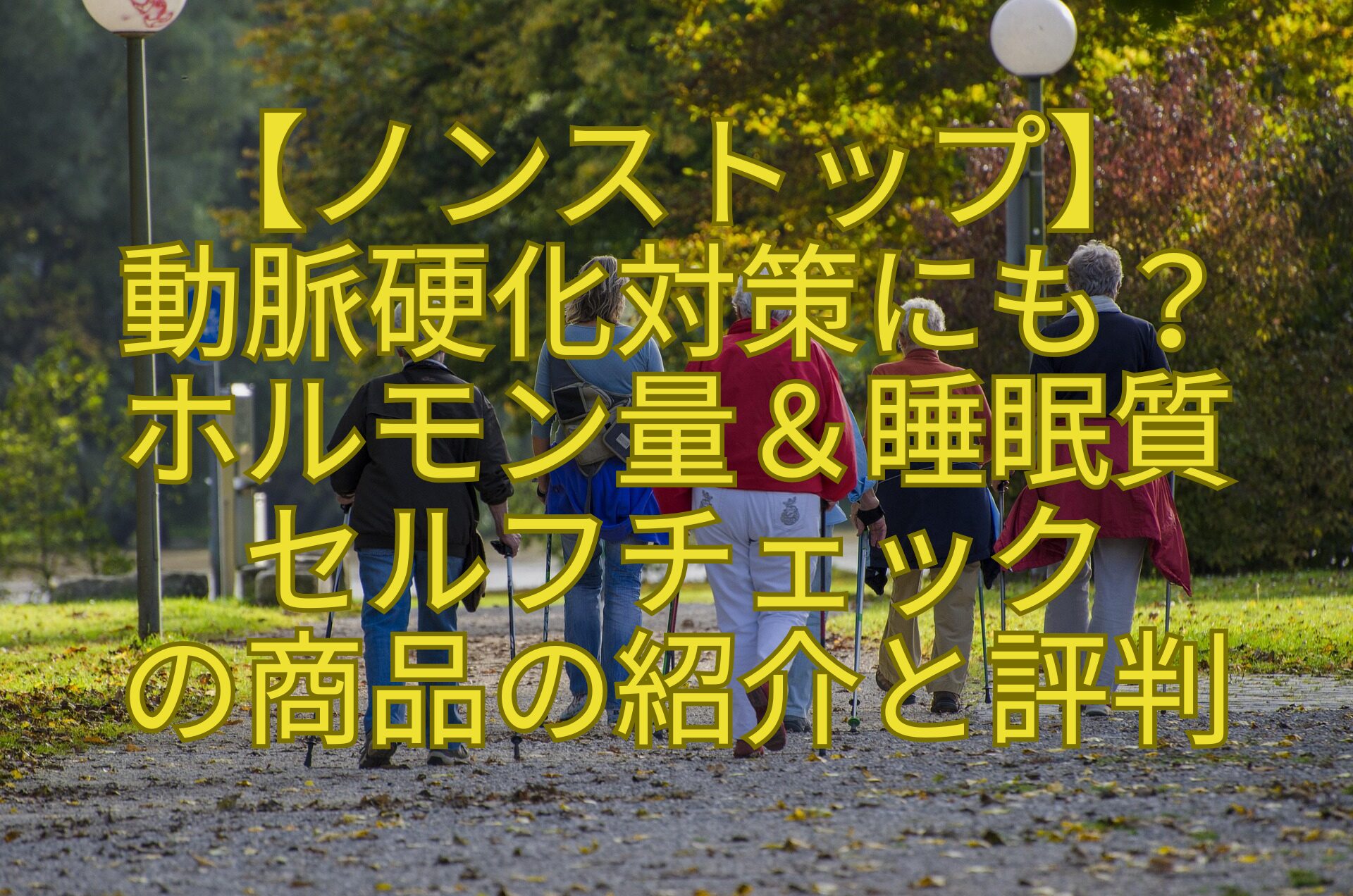 【ノンストップ】-動脈硬化対策にも？-ホルモン量＆睡眠質-セルフチェック-の商品の紹介と評判