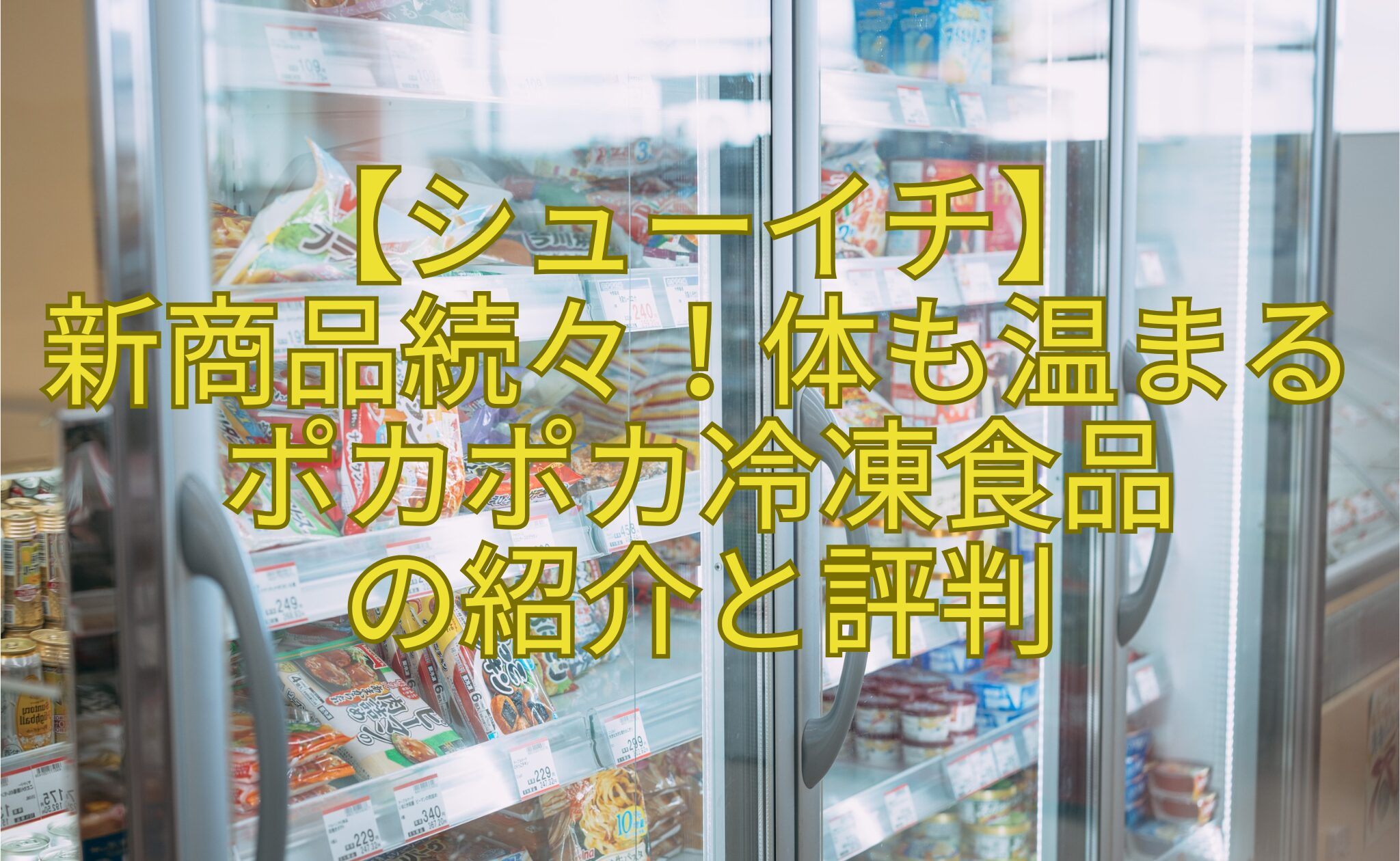 【シューイチ】-新商品続々！体も温まるポカポカ冷凍食品-の紹介と評判