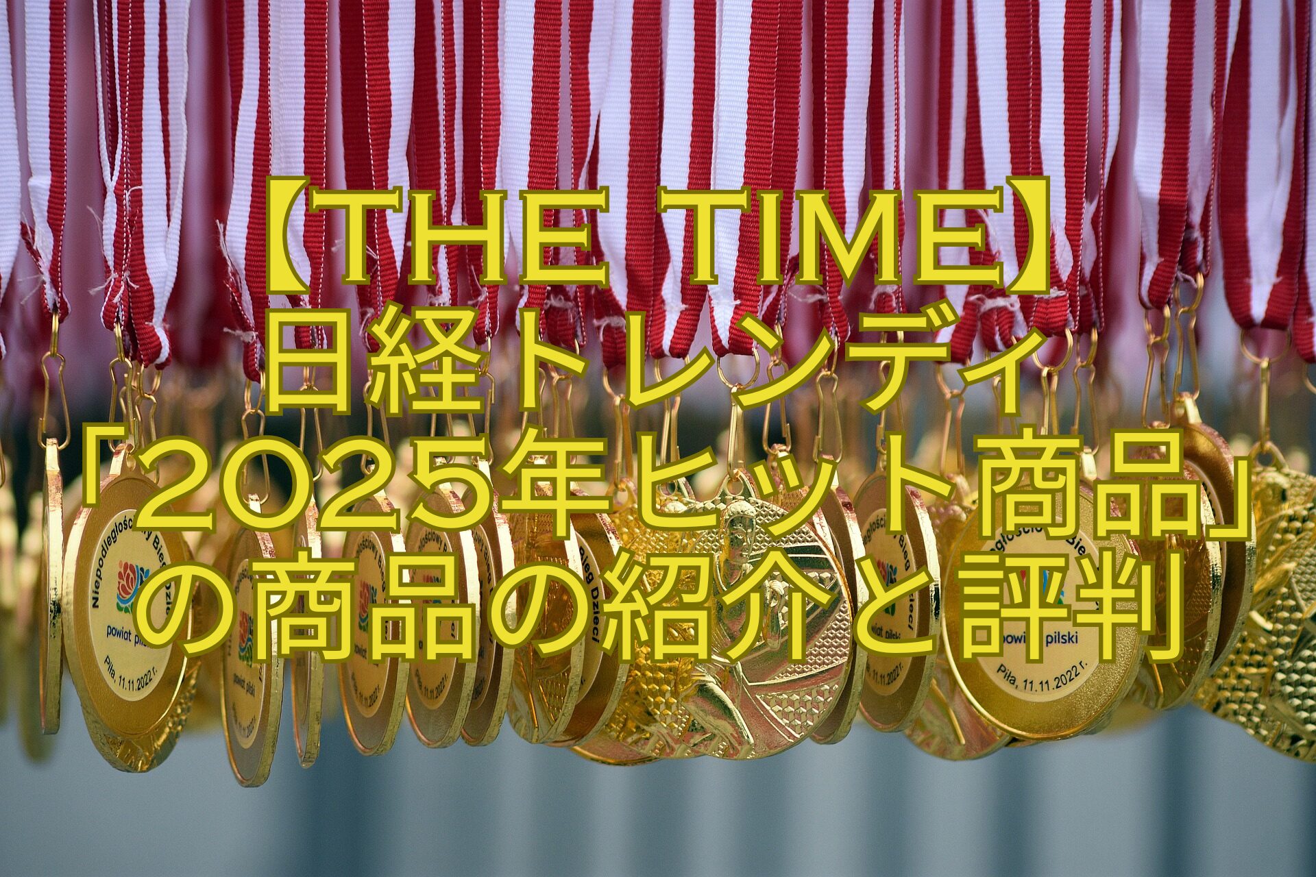 【THE-TIME】日経トレンディ「2025年ヒット商品」の商品の紹介と評判