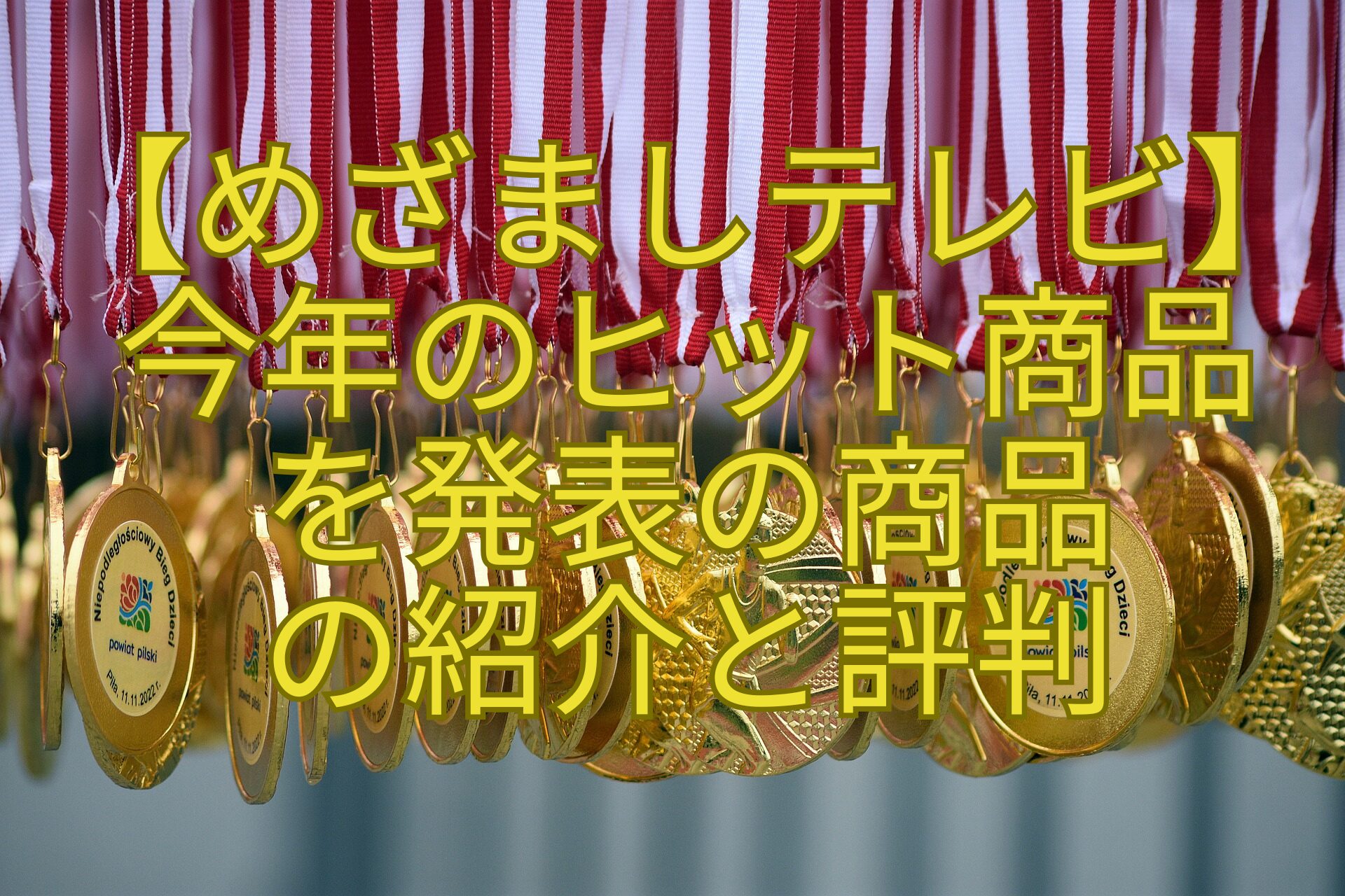 【めざましテレビ】-今年のヒット商品-を発表の商品-の紹介と評判