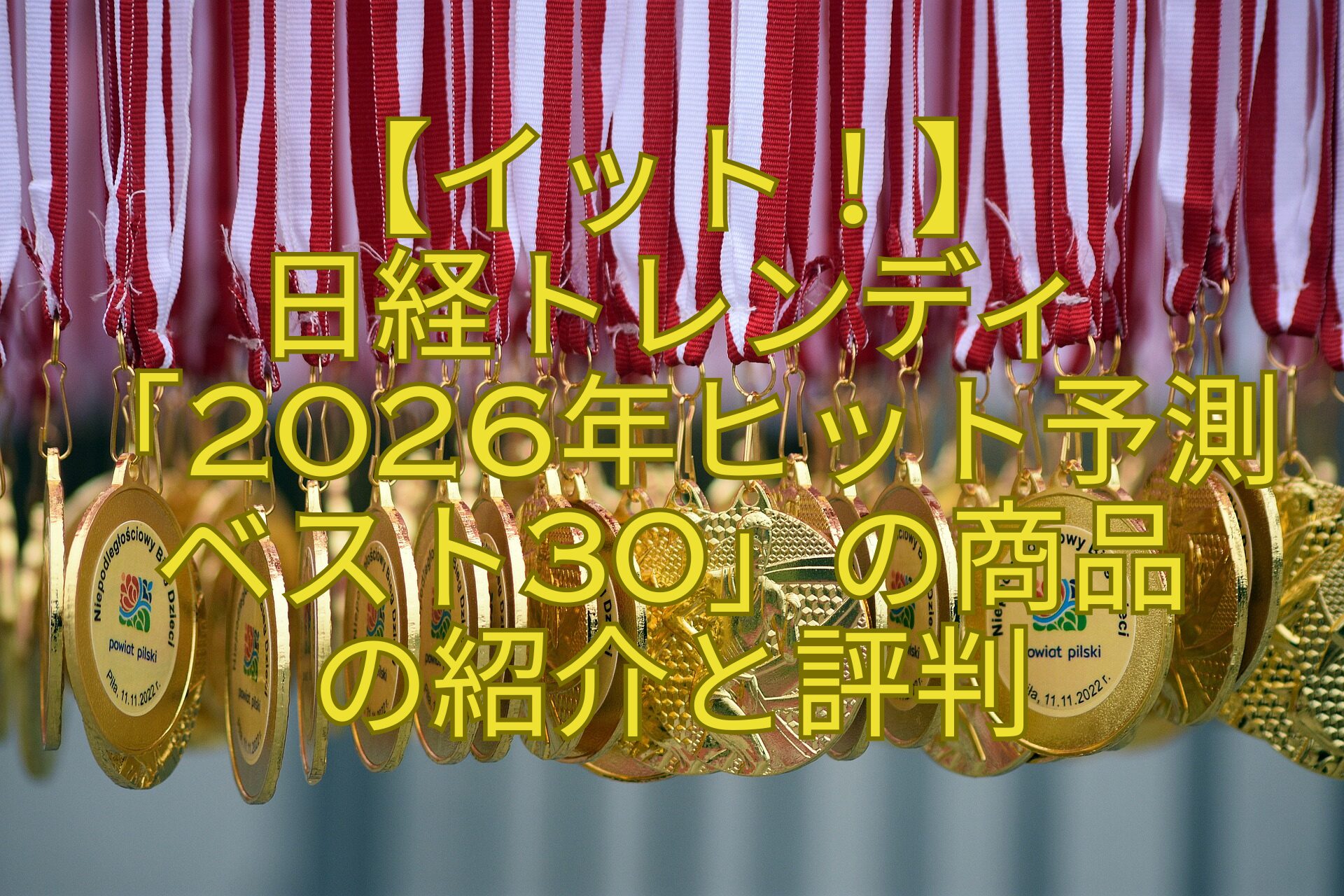 【イット！】-日経トレンディ-「2026年ヒット予測-ベスト30」の商品-の紹介と評判