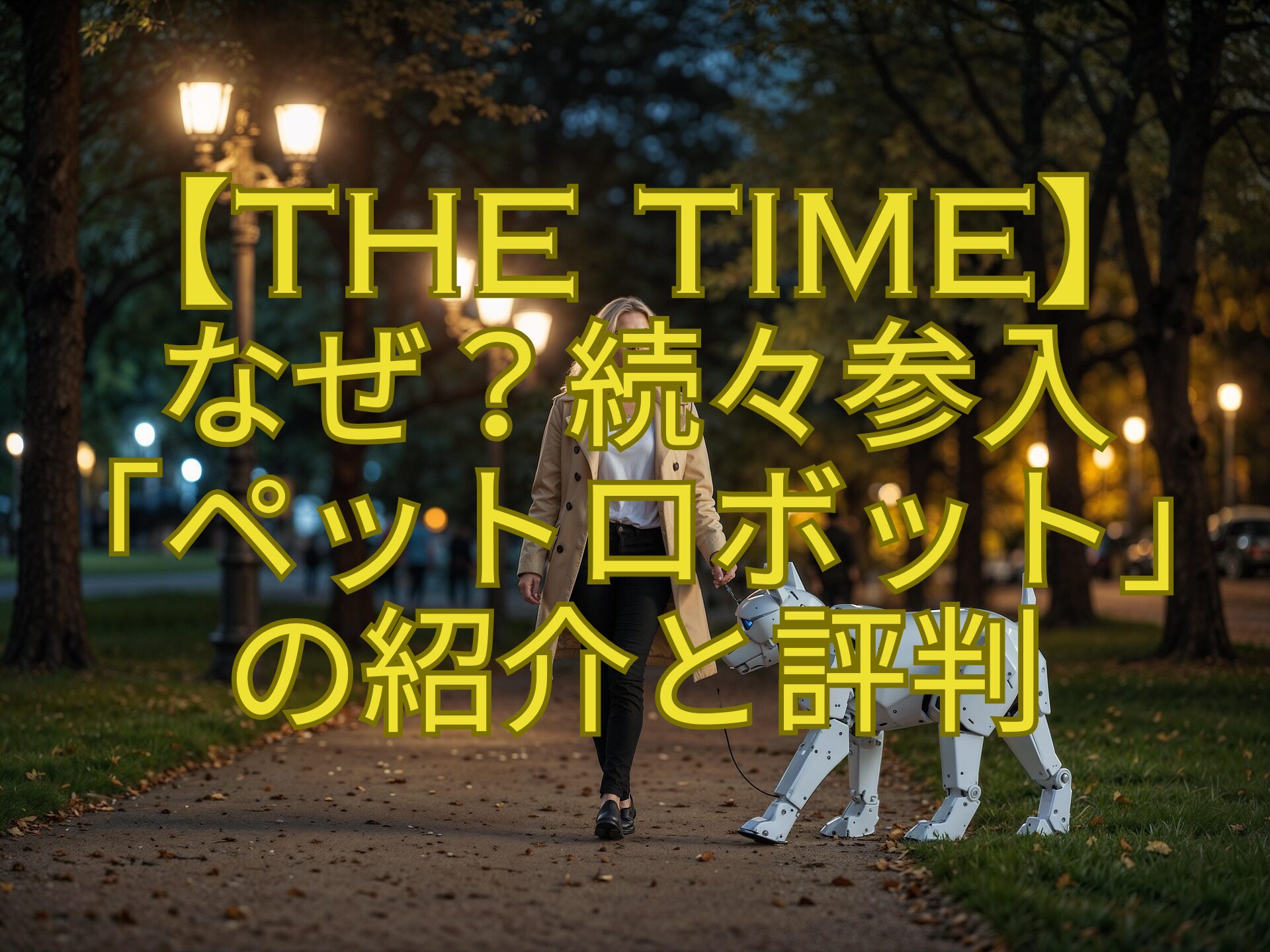 【THE-TIME】なぜ？続々参入「ペットロボット」の紹介と評判