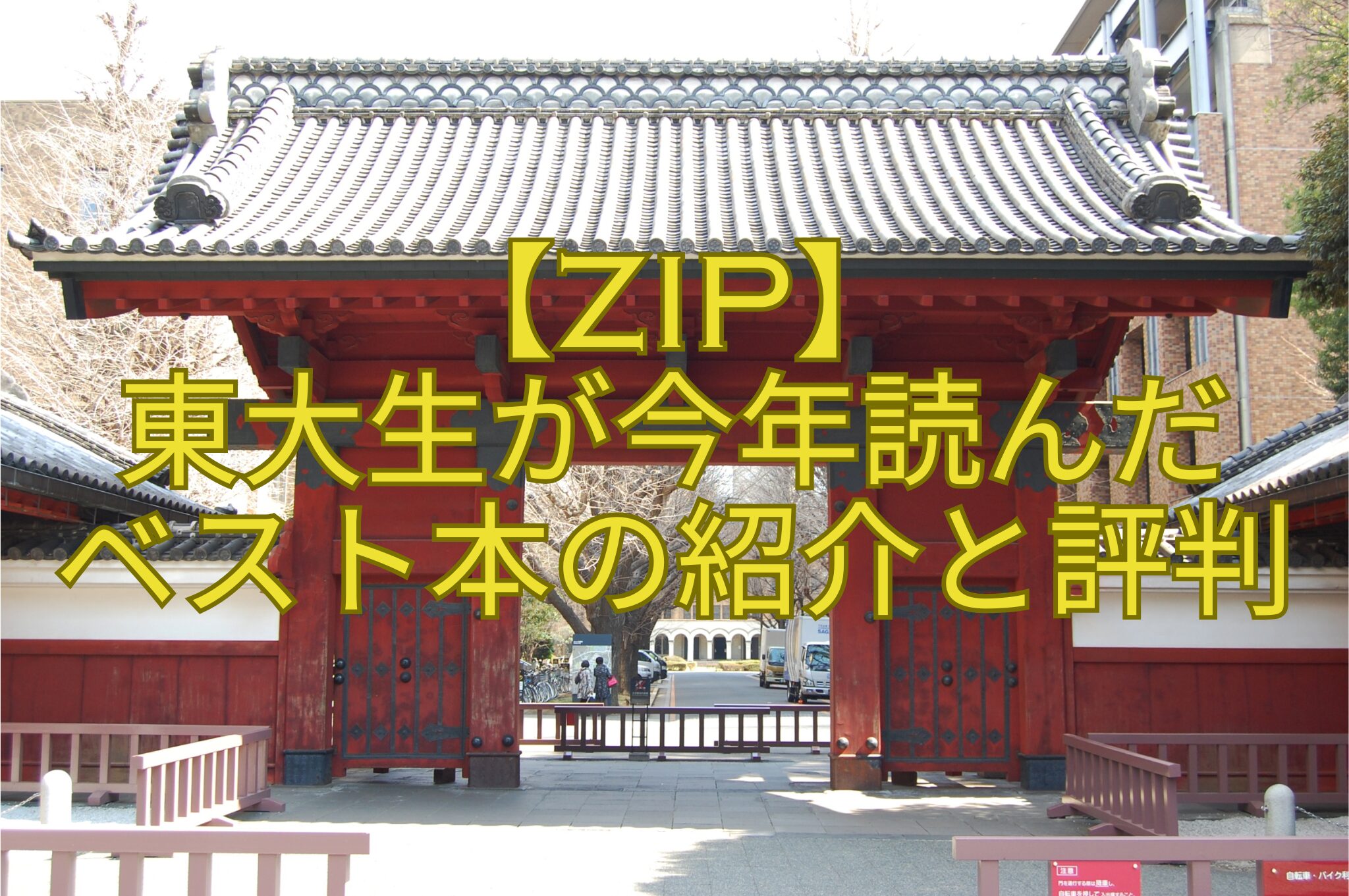 【ZIP】-東大生が今年読んだ-ベスト本の紹介と評判