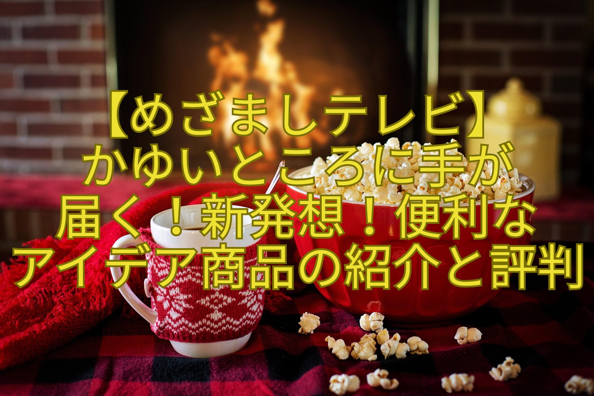 【めざましテレビ】-かゆいところに手が-届く！新発想！便利な-アイデア商品の紹介と評判