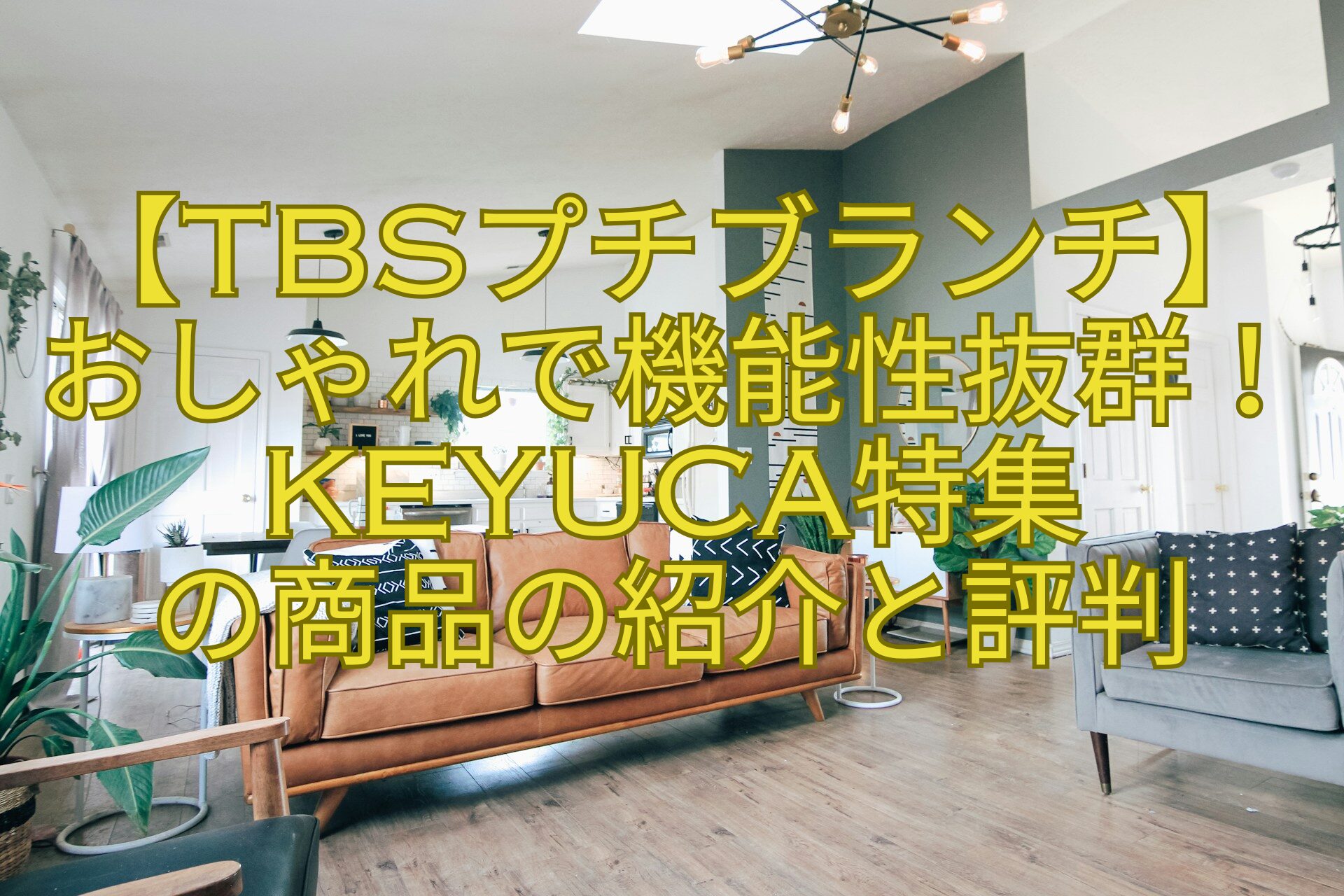 【TBSプチブランチ】おしゃれで機能性抜群！KEYUCA特集-の商品の紹介と評判