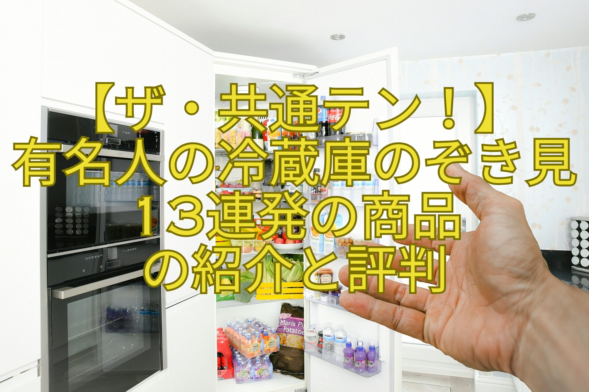 【ザ・共通テン！】-有名人の冷蔵庫のぞき見13連発の商品-の紹介と評判