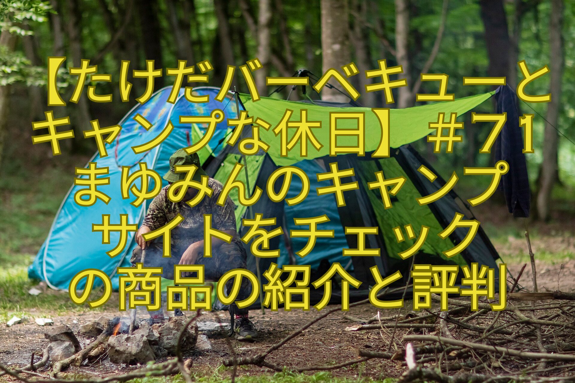 【たけだバーベキューとキャンプな休日】＃71まゆみんのキャンプ-サイトをチェック-の商品の紹介と評判