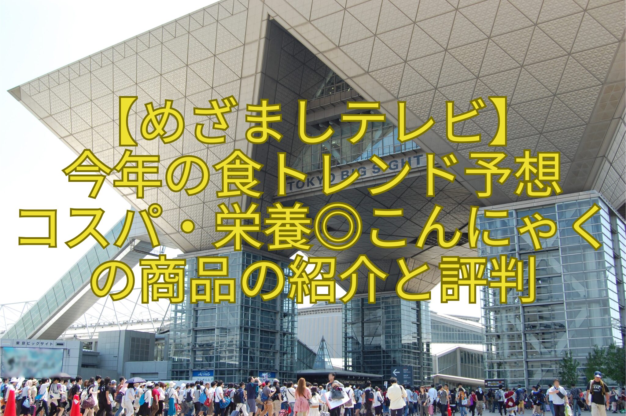 【めざましテレビ】-今年の食トレンド予想-コスパ・栄養◎こんにゃくの商品の紹介と評判