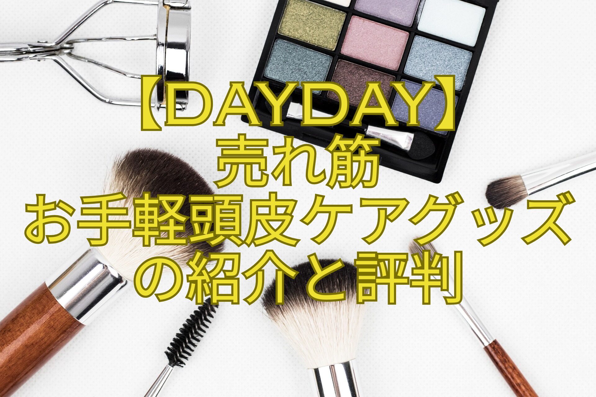 【DayDay】-売れ筋-お手軽頭皮ケアグッズの紹介と評判