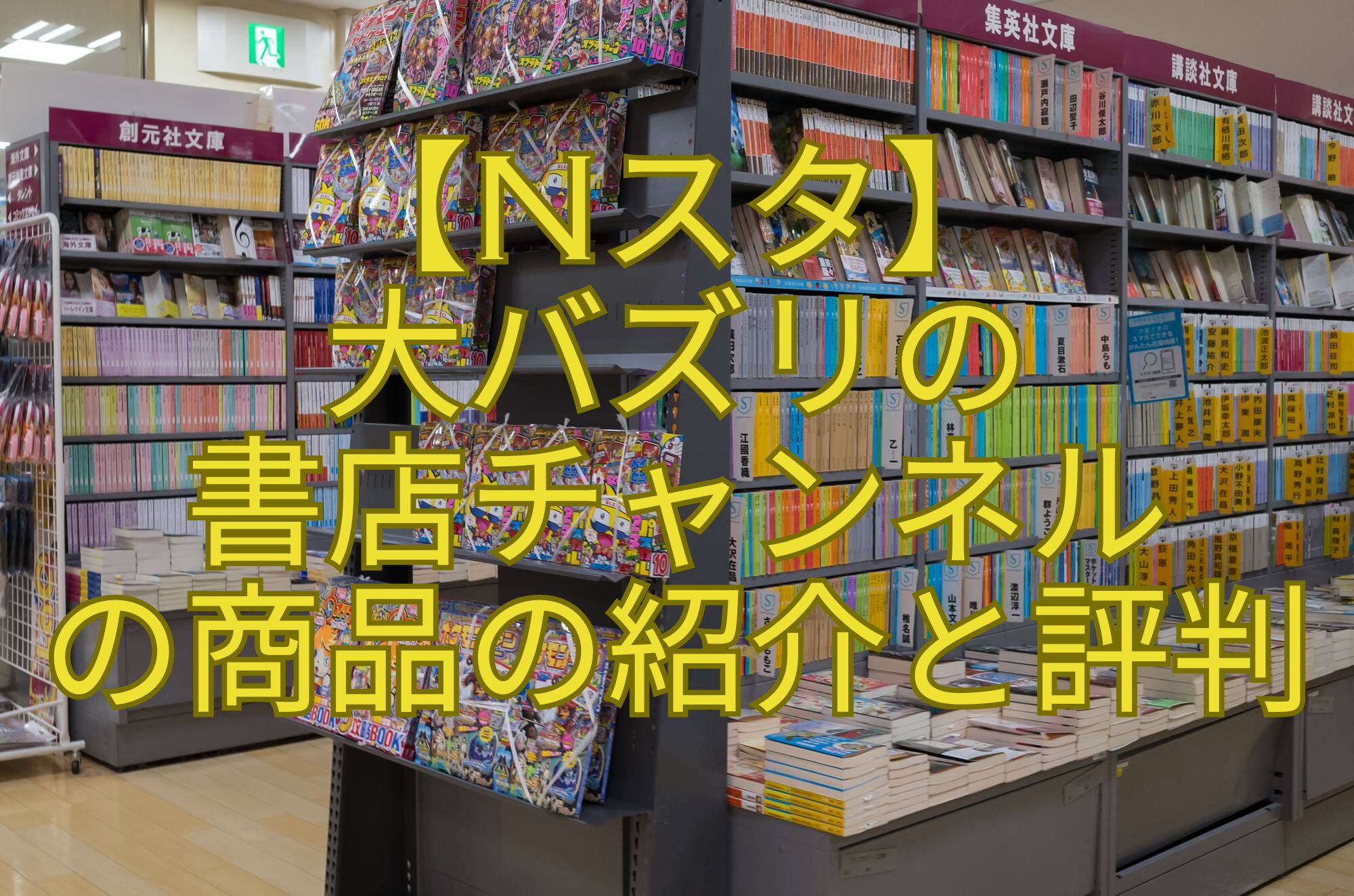 【Nスタ】-大バズリの-書店チャンネル-の商品の紹介と評判