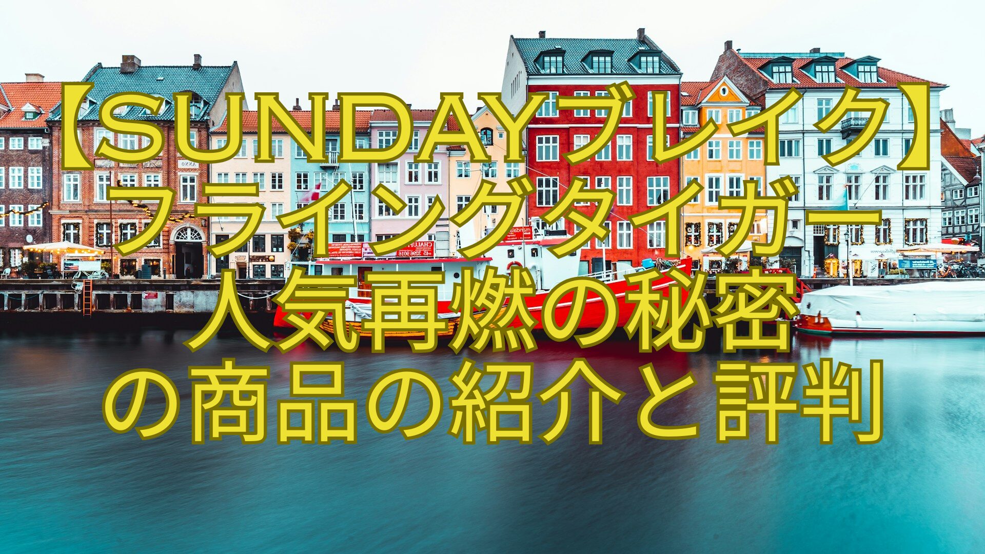 【SUNDAYブレイク】フライングタイガー-人気再燃の秘密-の商品の紹介と評判