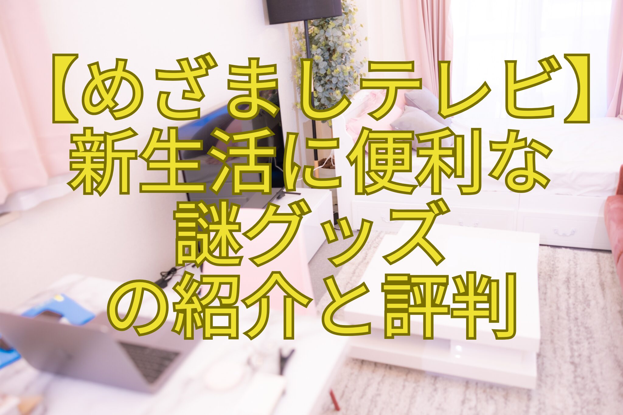 【めざましテレビ】-新生活に便利な-謎グッズ-の紹介と評判