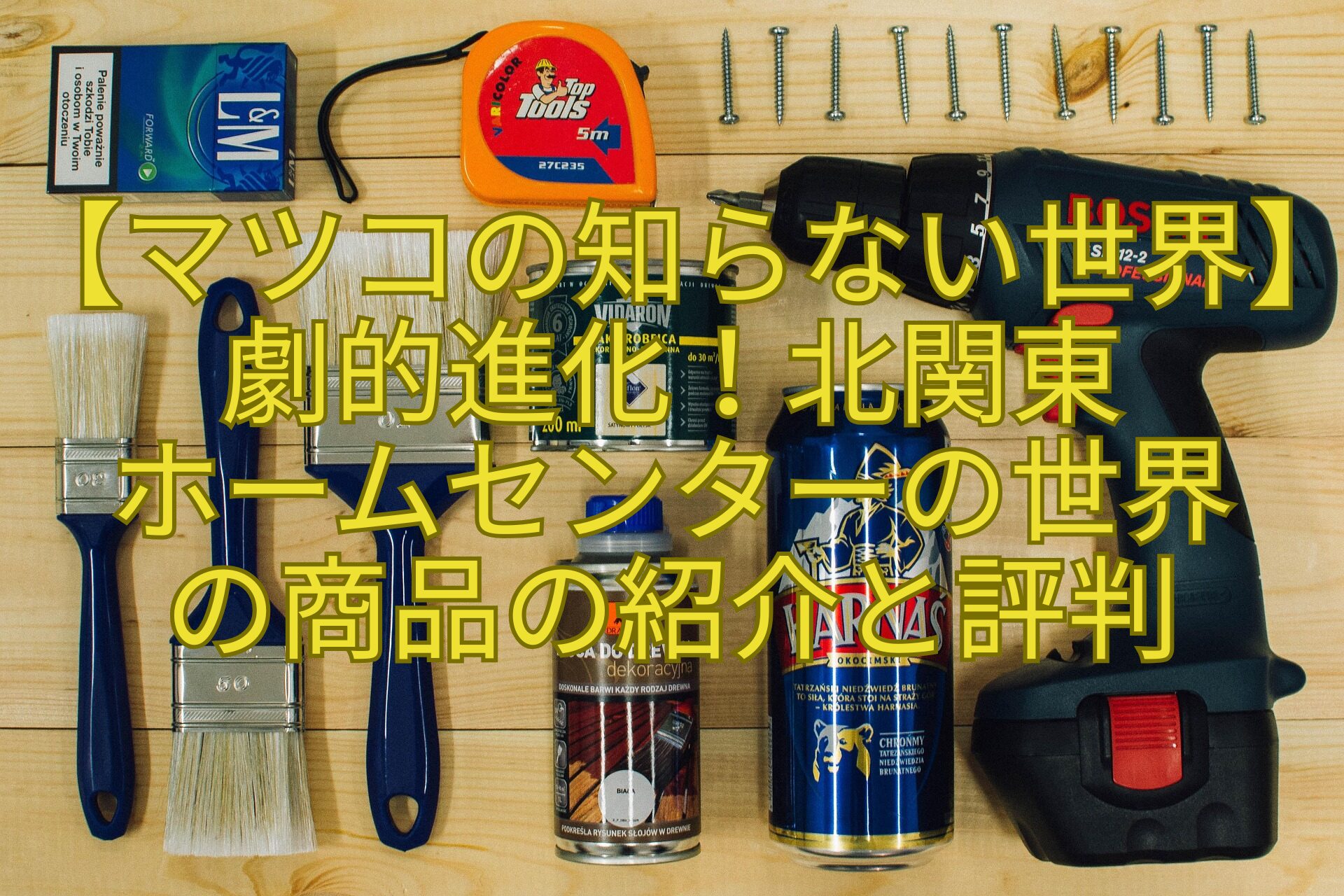 【マツコの知らない世界】劇的進化！北関東-ホームセンターの世界-の商品の紹介と評判
