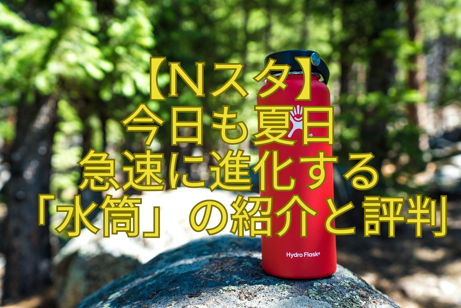 【Nスタ】-今日も夏日-急速に進化する-「水筒」の紹介と評判
