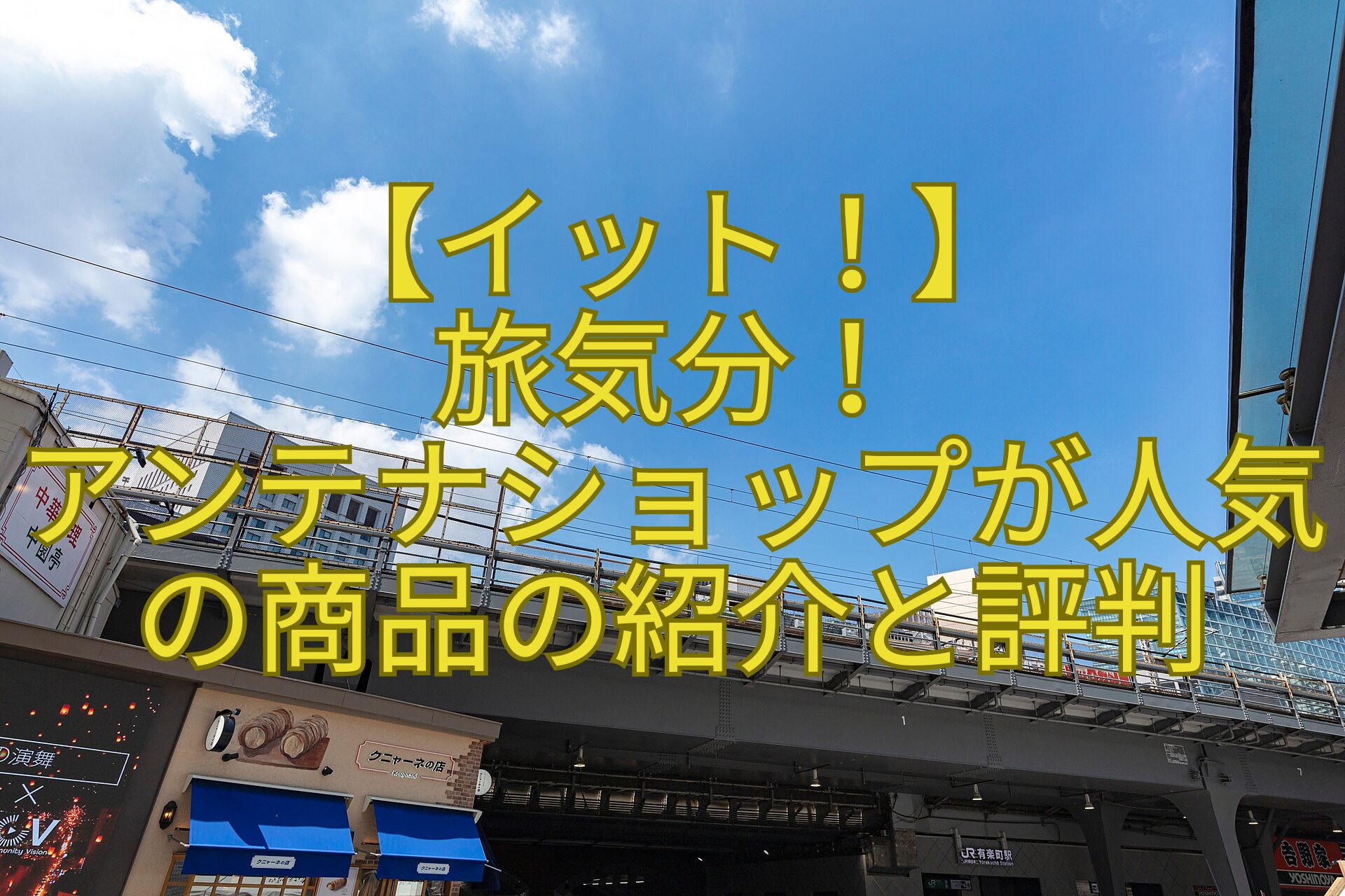 【イット！】-旅気分！-アンテナショップが人気の商品の紹介と評判