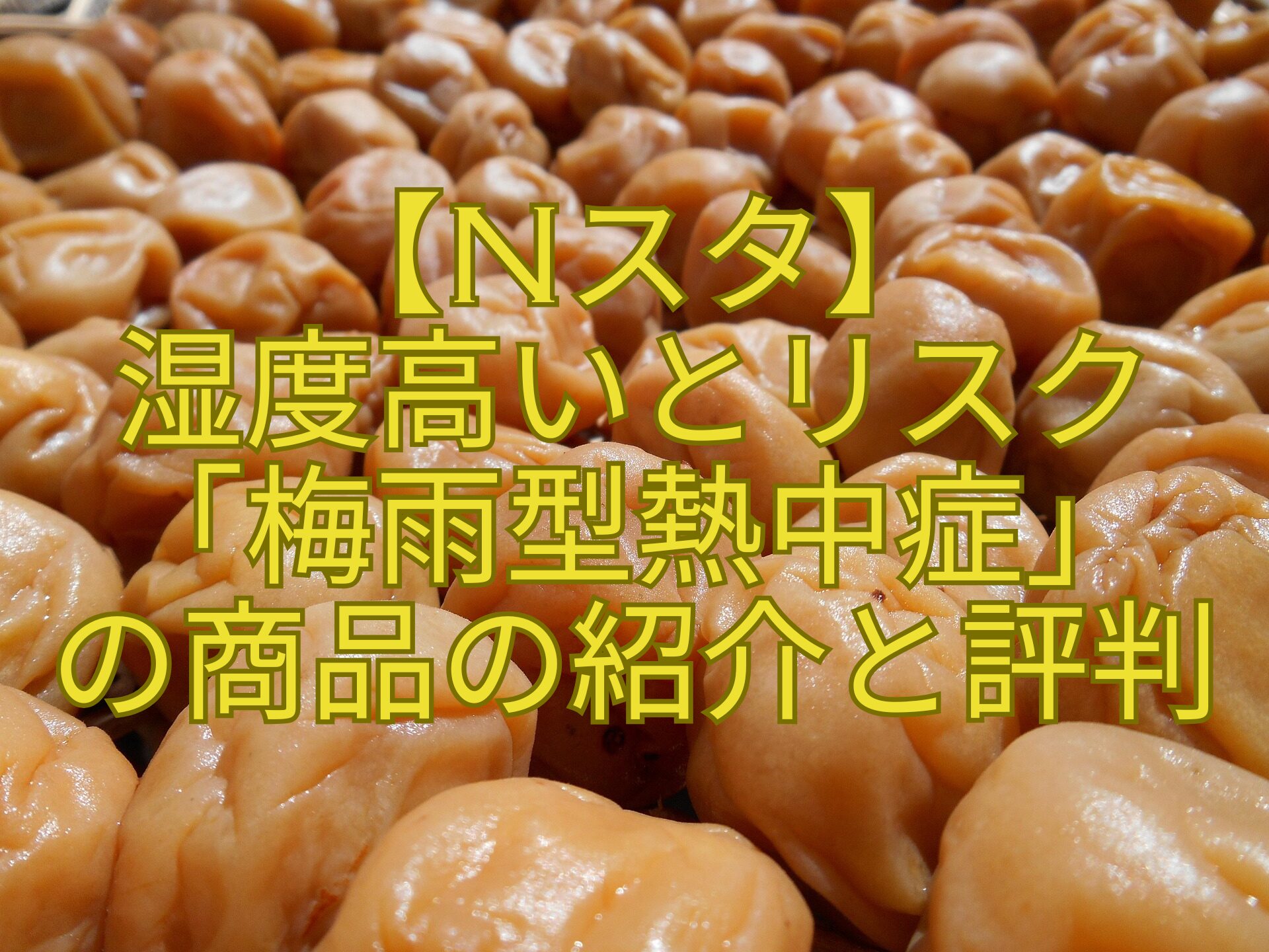 【Nスタ】-湿度高いとリスク-「梅雨型熱中症」-の商品の紹介と評判