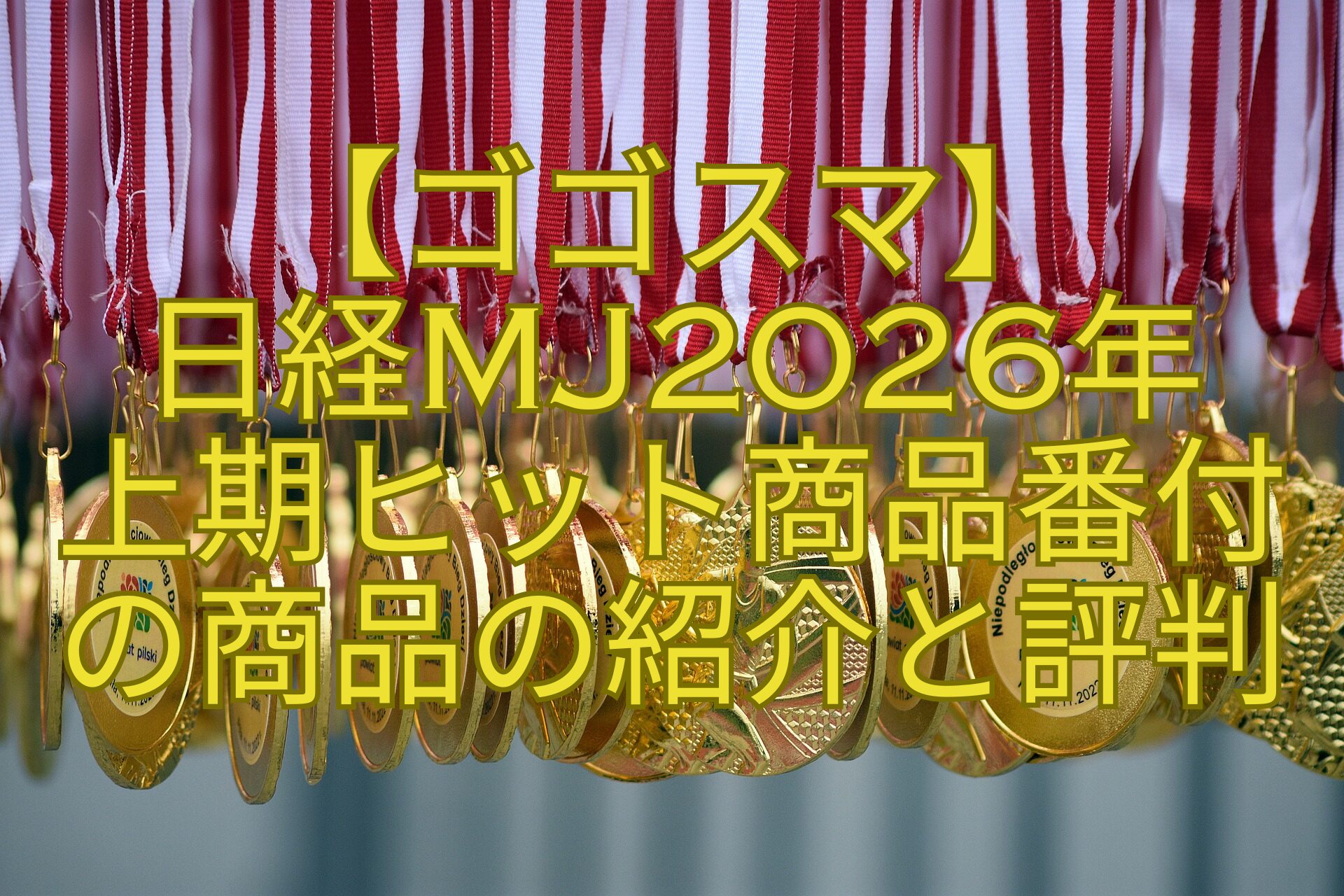 【ゴゴスマ】-日経MJ2026年-上期ヒット商品番付-の商品の紹介と評判