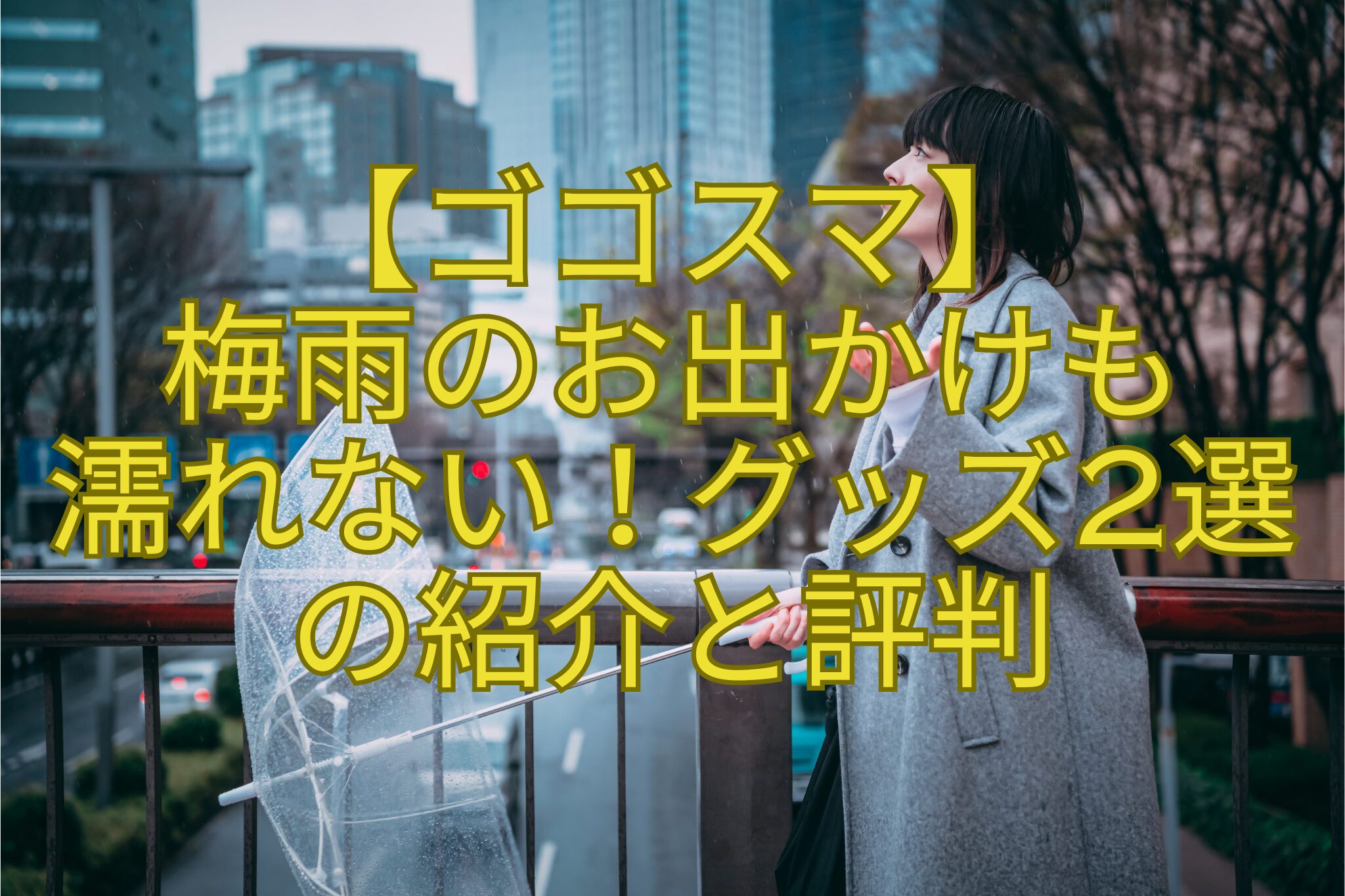 【ゴゴスマ】-梅雨のお出かけも-濡れない！グッズ2選-の紹介と評判