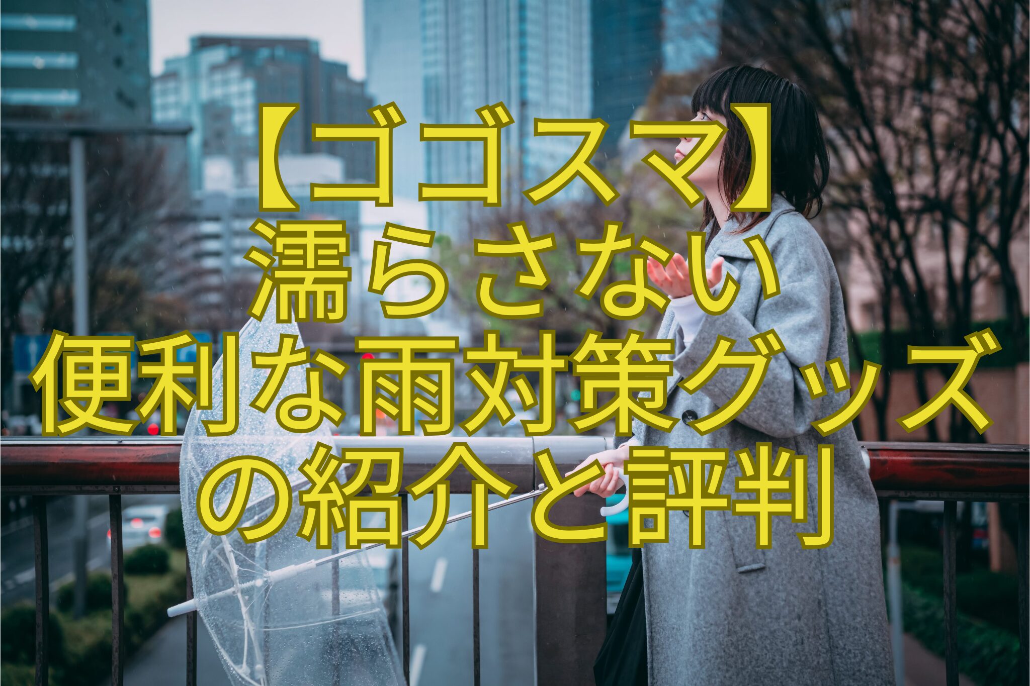 【ゴゴスマ】-濡らさない-便利な雨対策グッズ-の紹介と評判