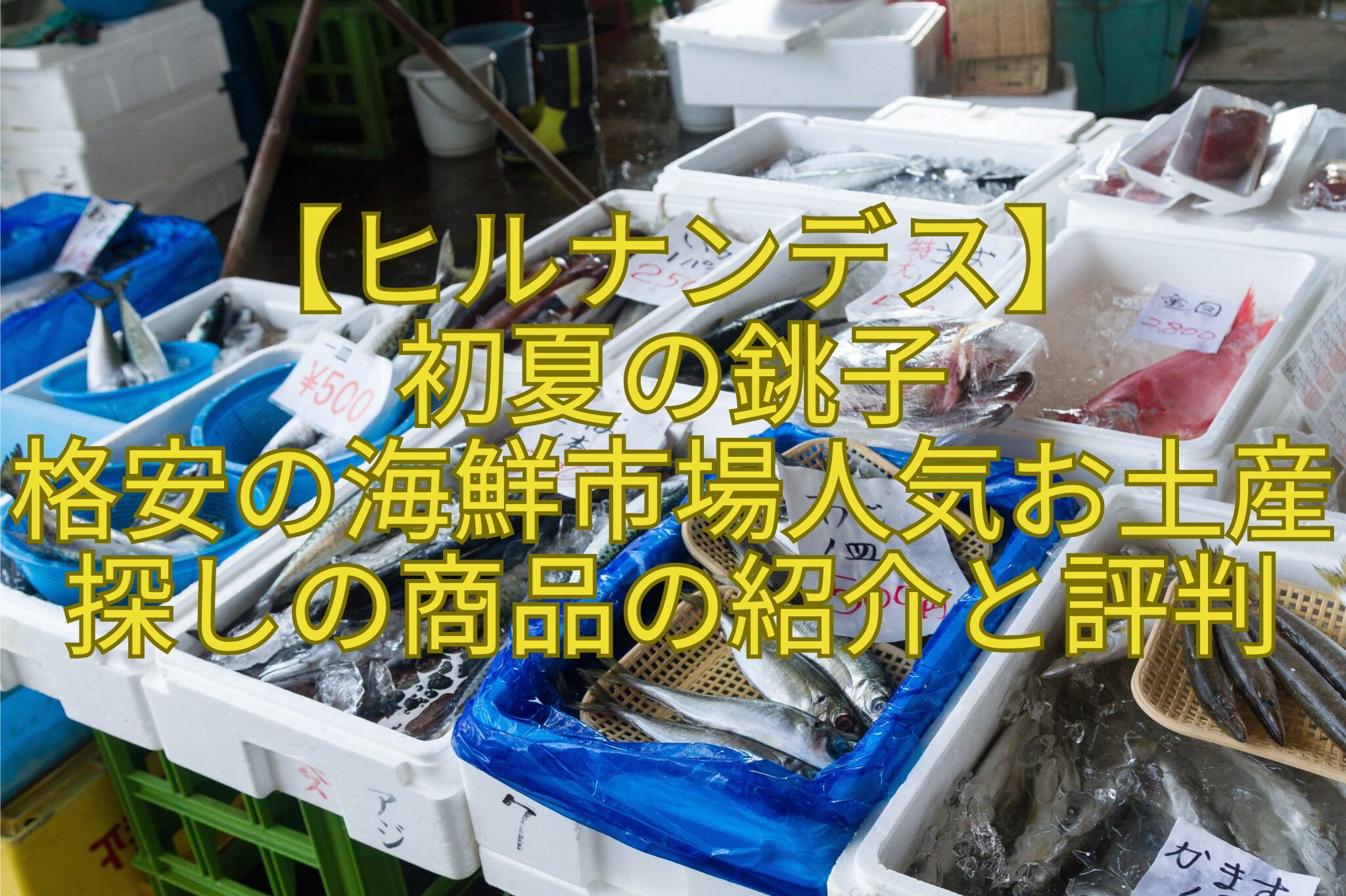 【ヒルナンデス】-初夏の銚子-格安の海鮮市場人気お土産探しの商品の紹介と評判