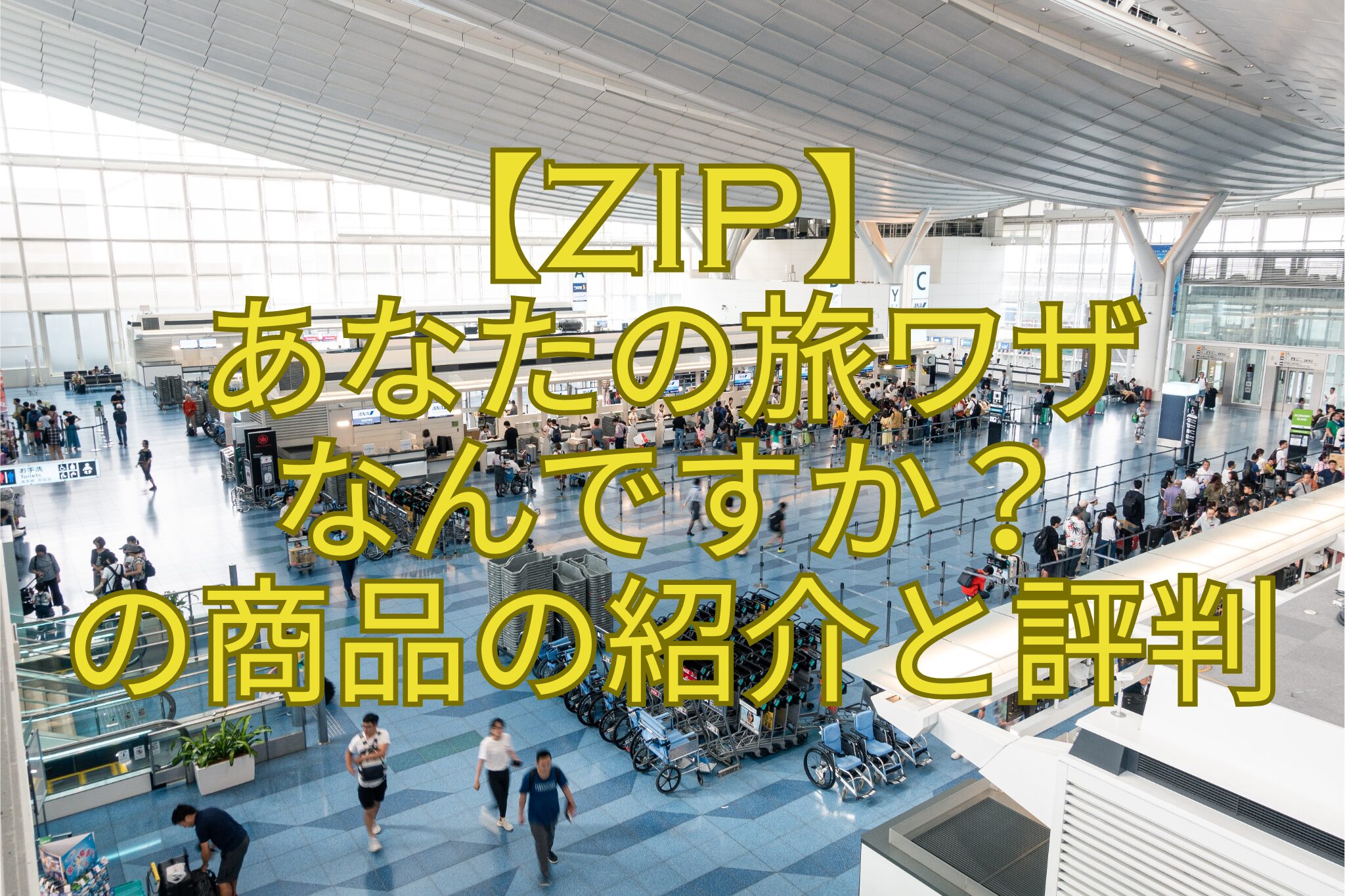 【ZIP】-あなたの旅ワザ-なんですか？-の商品の紹介と評判