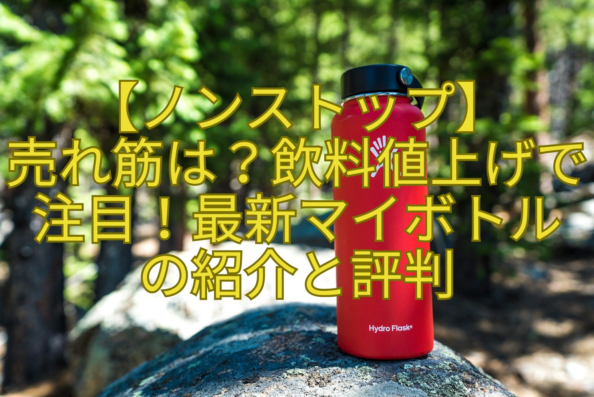 【ノンストップ】-売れ筋は？飲料値上げで注目！最新マイボトル-の紹介と評判