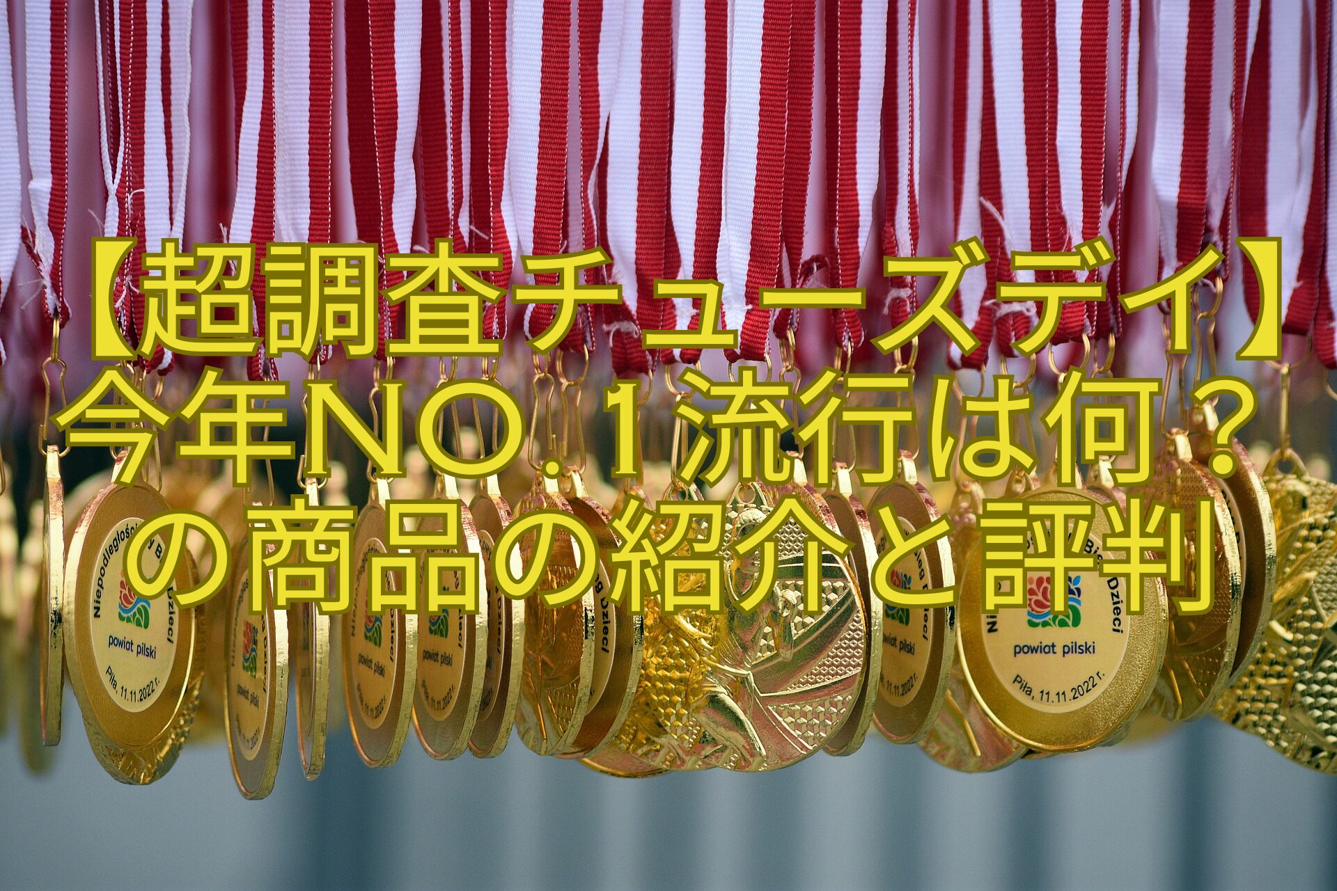 【超調査チューズデイ】今年No.1流行は何？-の商品の紹介と評判