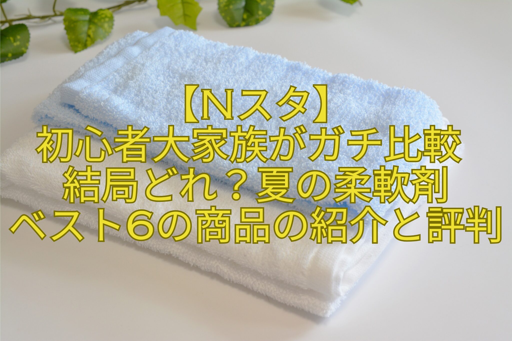 【Nスタ】-初心者大家族がガチ比較-結局どれ？夏の柔軟剤-ベスト6の商品の紹介と評判