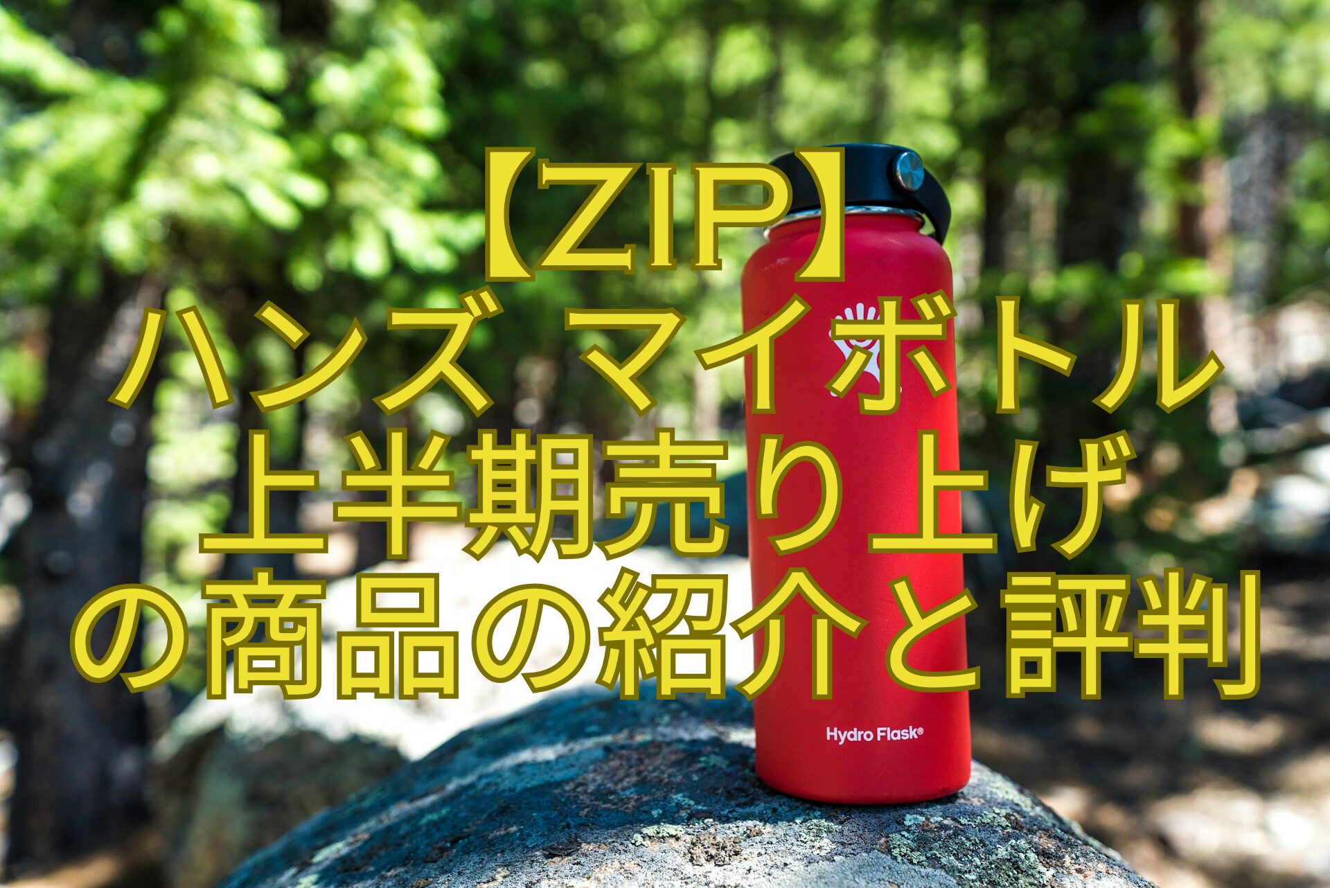 【ZIP】-ハンズ-マイボトル-上半期売り上げ-の商品の紹介と評判