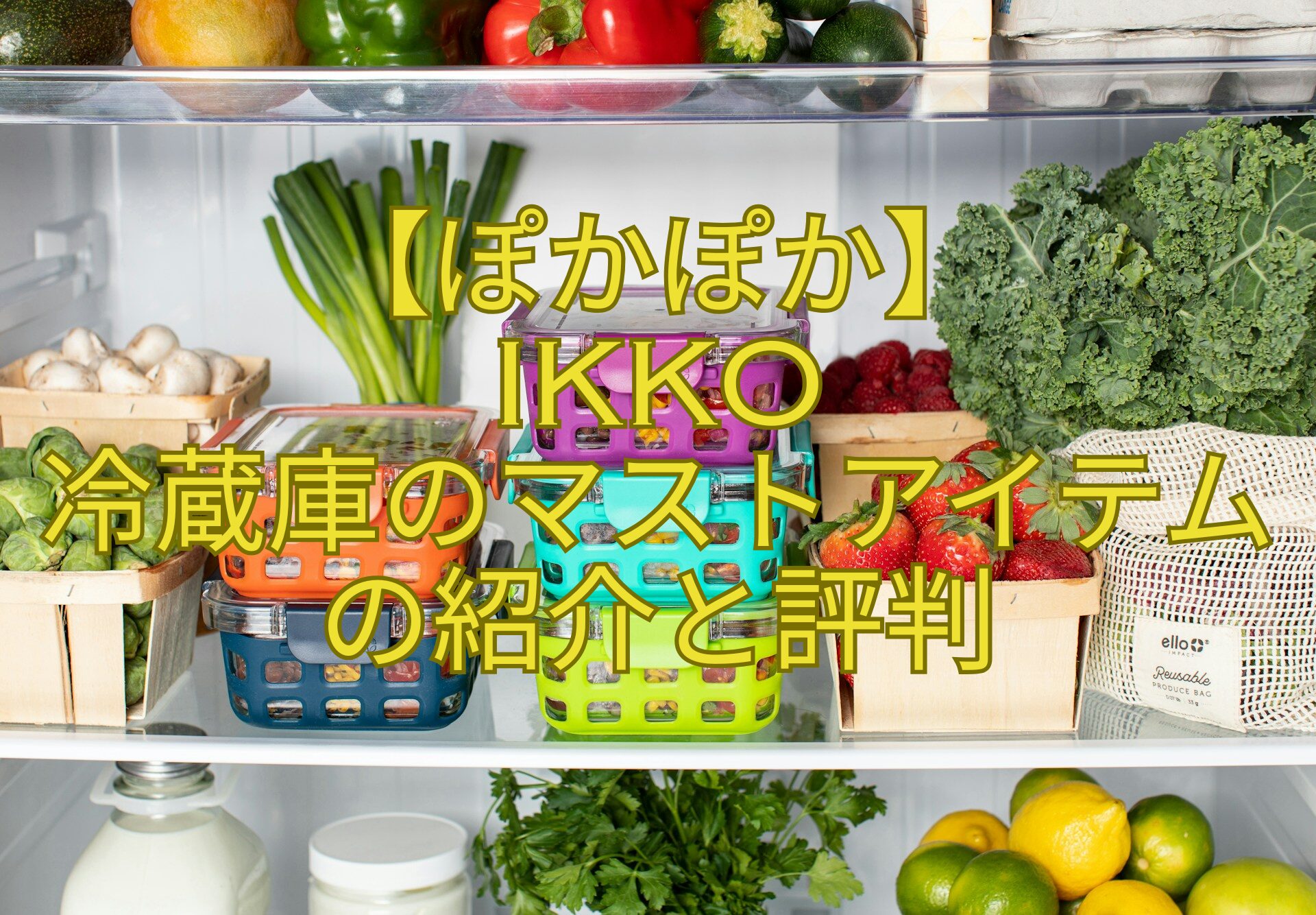 【ぽかぽか】-IKKO-冷蔵庫のマストアイテムの紹介と評判