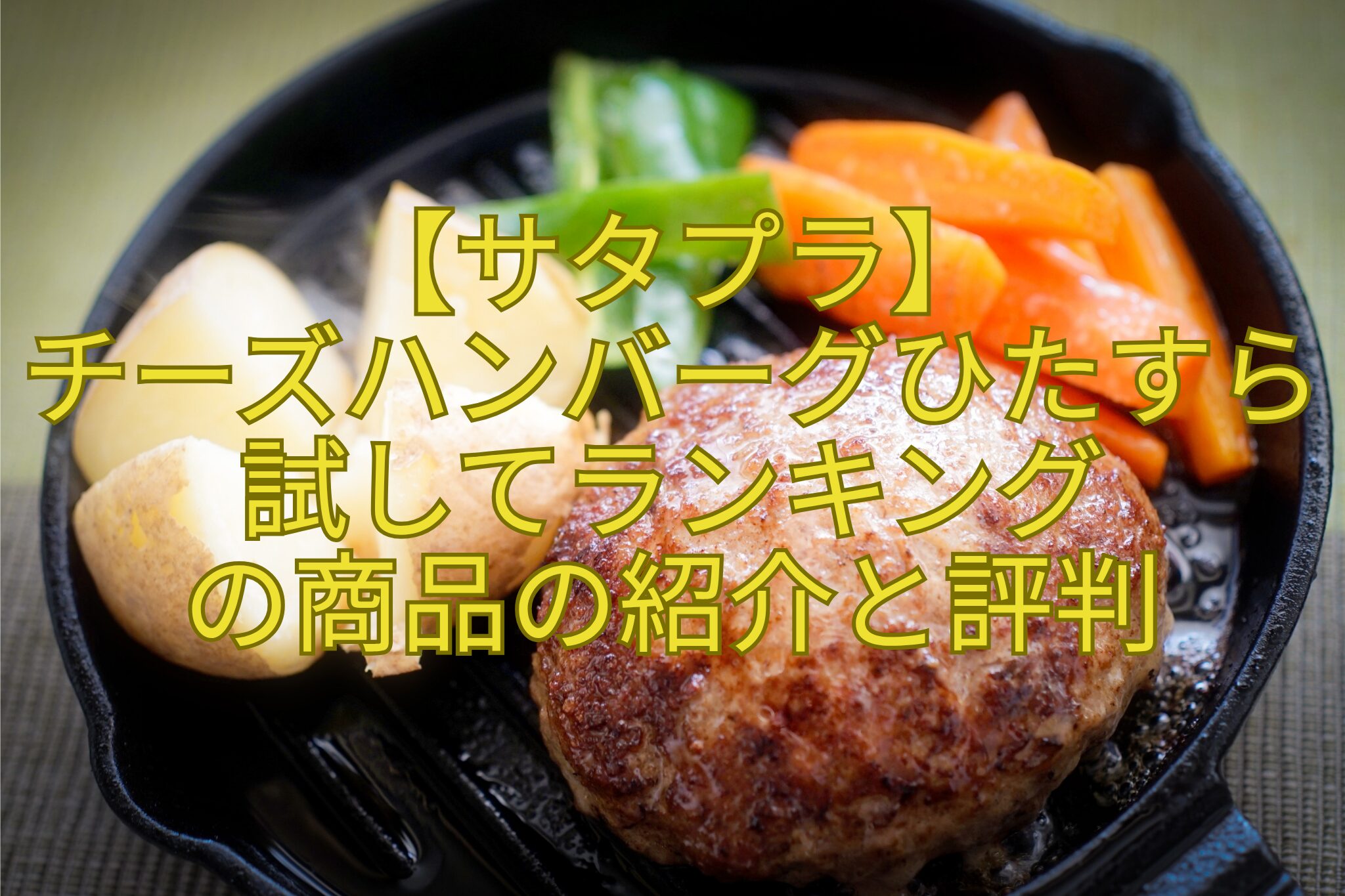【サタプラ】-チーズハンバーグひたすら試してランキング-の商品の紹介と評判