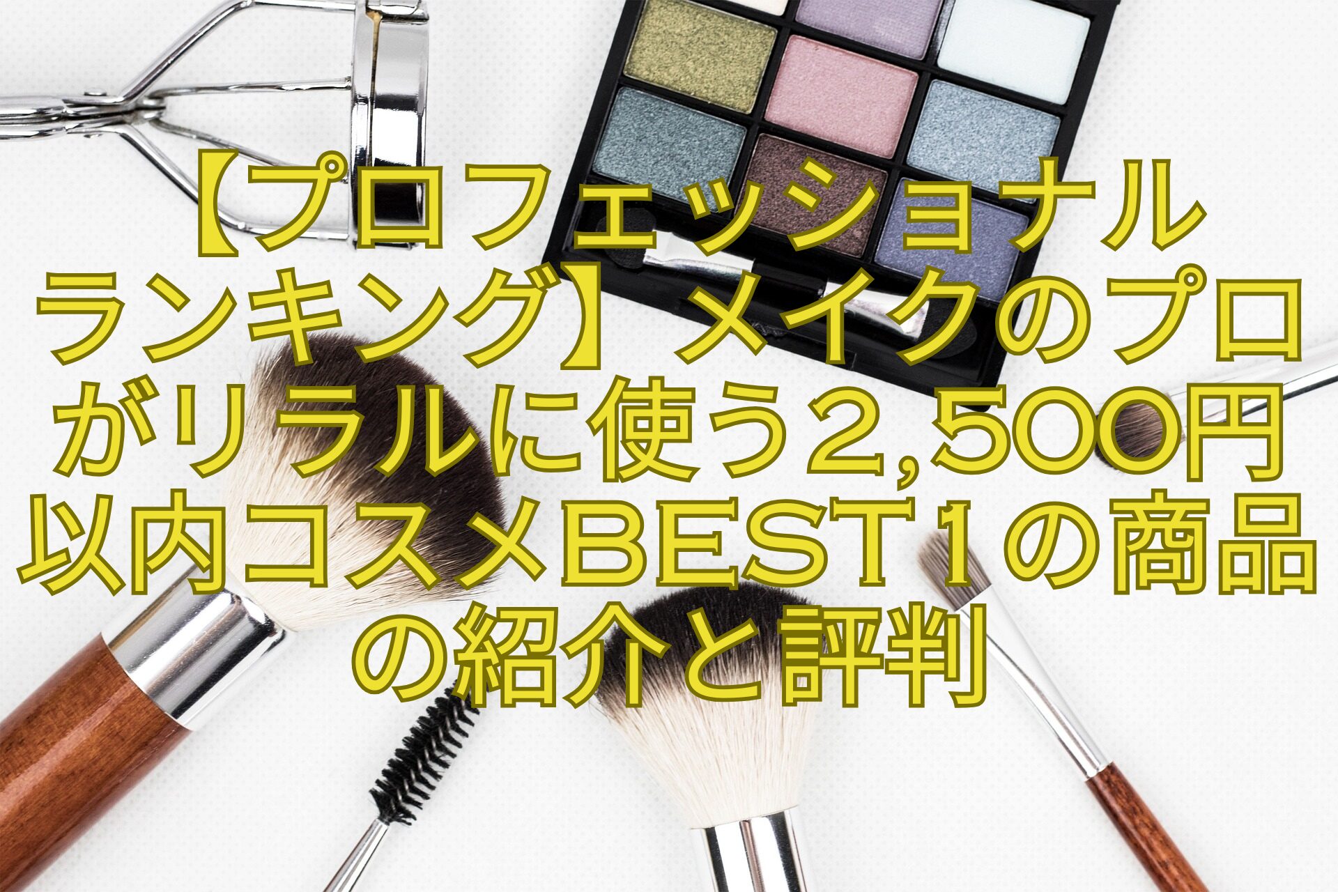 【プロフェッショナル-ランキング】メイクのプロがリラルに使う2500円以内コスメBEST1の商品の紹介と評判