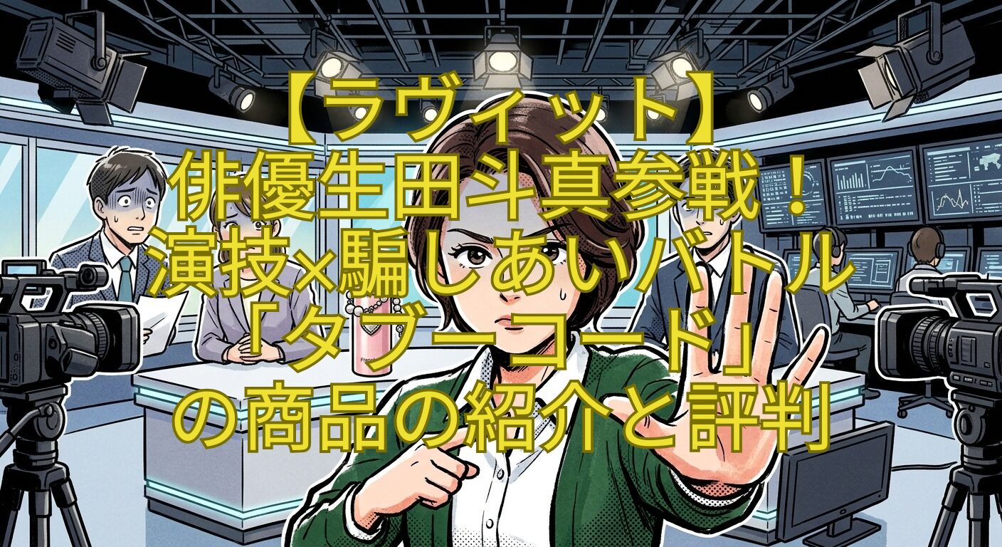 【ラヴィット】俳優生田斗真参戦！演技×騙しあいバトル「タブーコード」の商品の紹介と評判